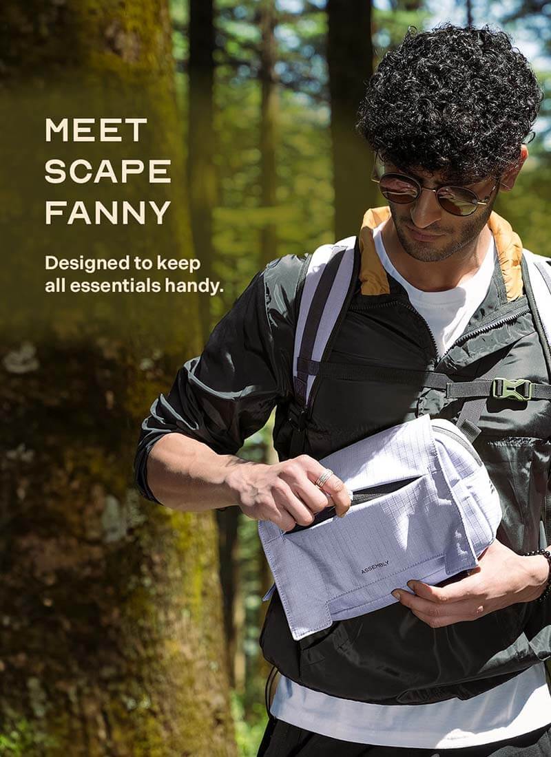 Scape Fanny Pack | 3 Way Carry Crossbody With Spillproof Upper