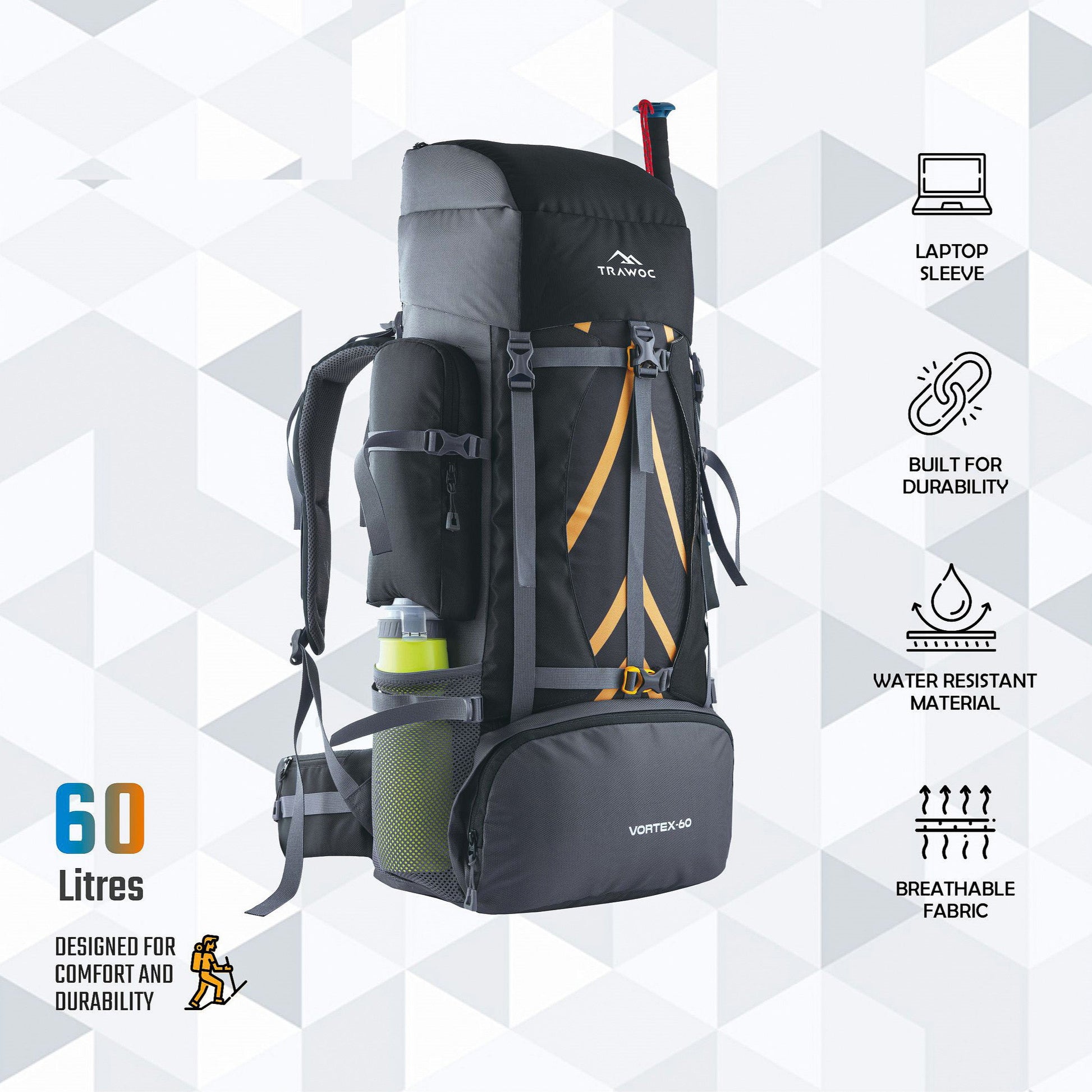 VORTEX 60 Ltr Travel Backpack