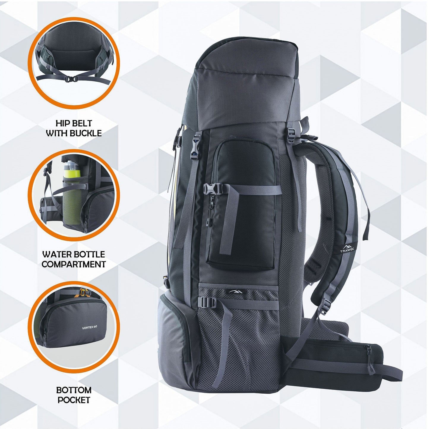 VORTEX 60 Ltr Travel Backpack