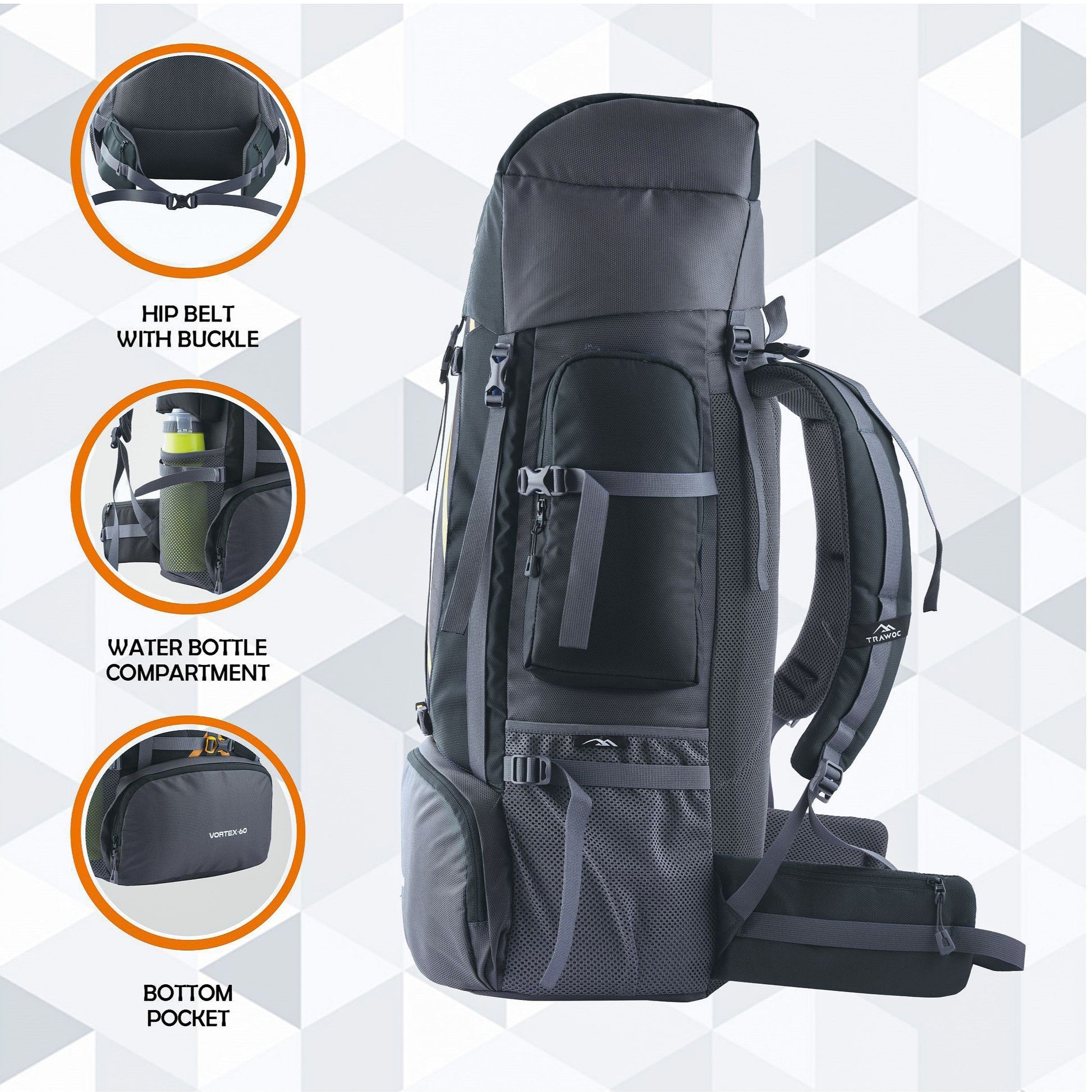 VORTEX 60 Ltr Travel Backpack