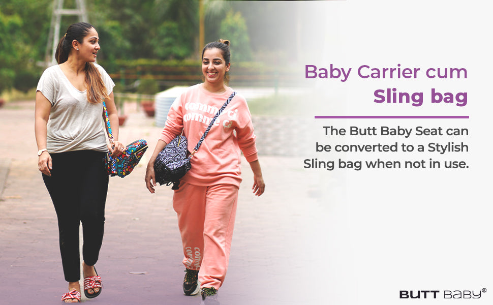 Airplanes Baby Carrier with Hip Seat & In-built Mini Diaper Bag