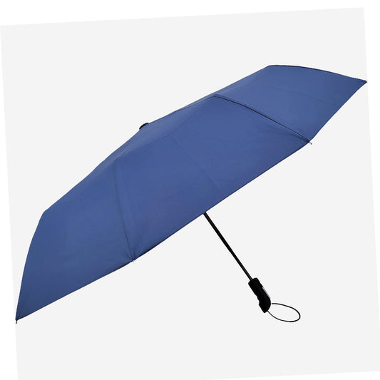 Destinio Large folding umbrella with UV coating (23 inch, Navy Blue)