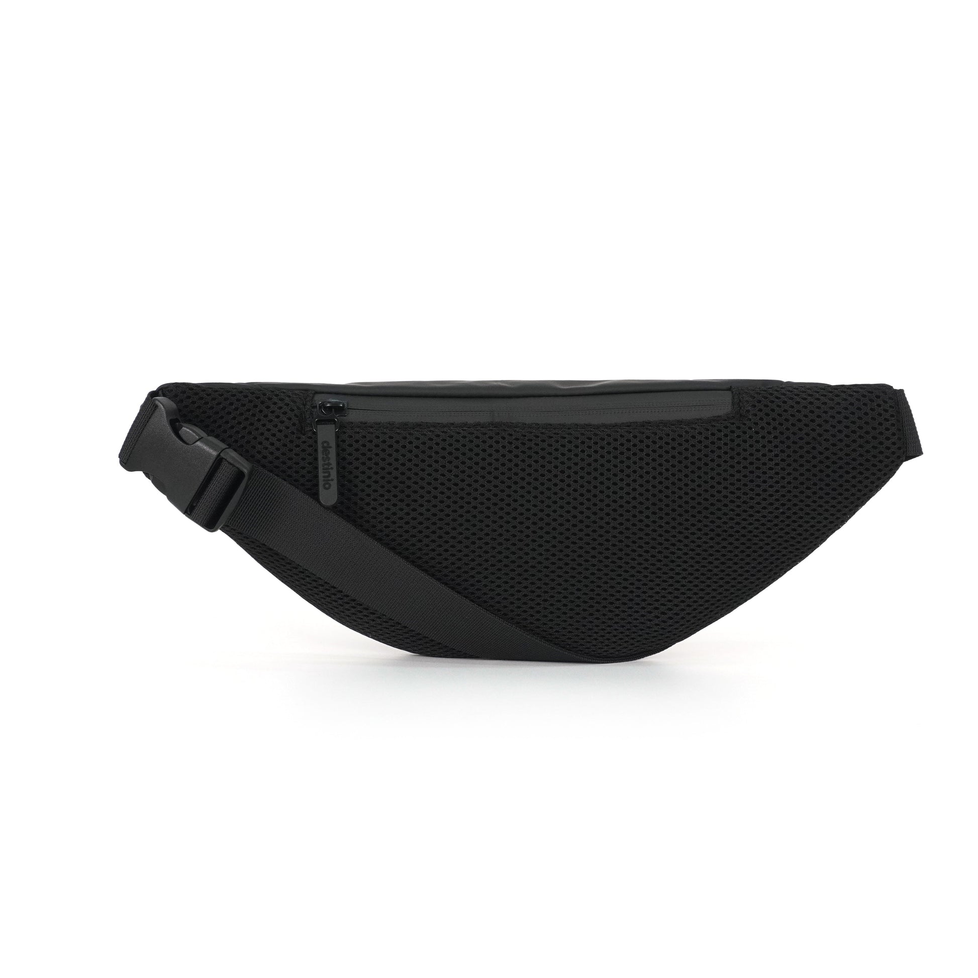 Destinio Banana Waist Bag for Man Woman- Black