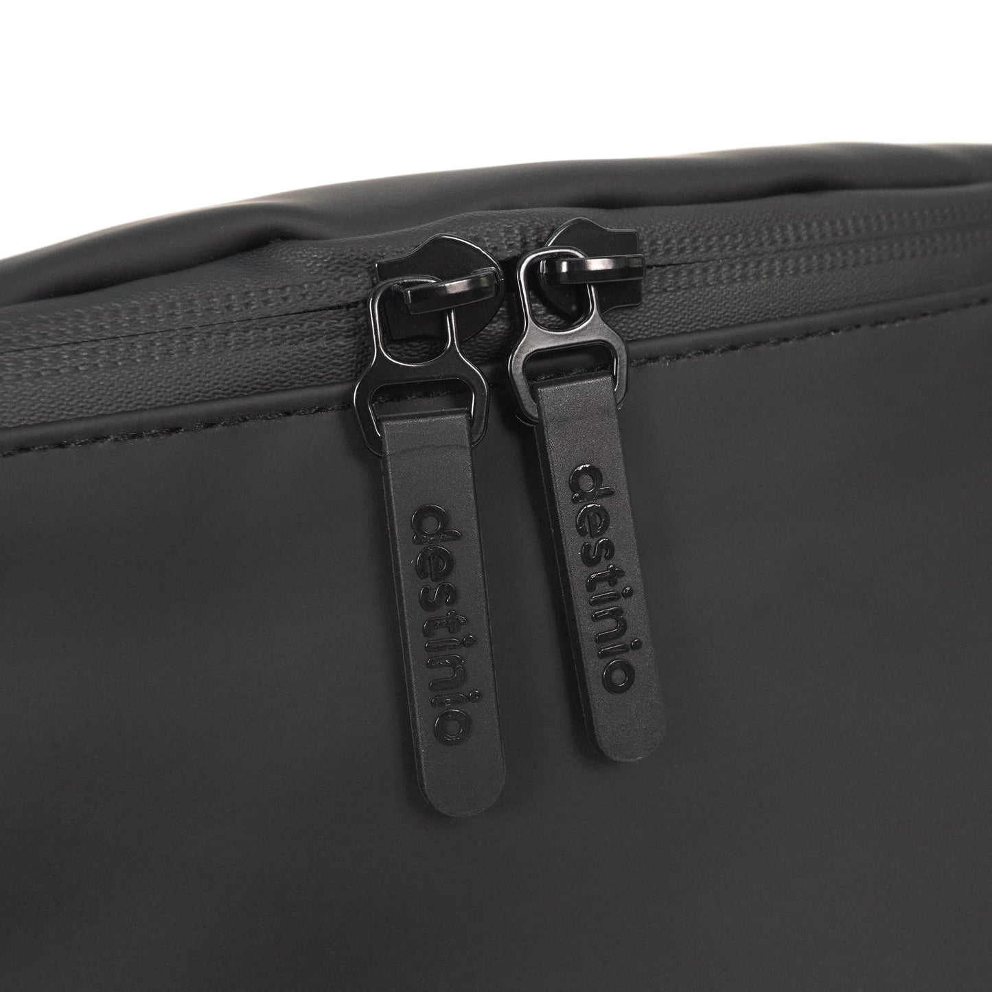 Destinio Banana Waist Bag for Man Woman- Black