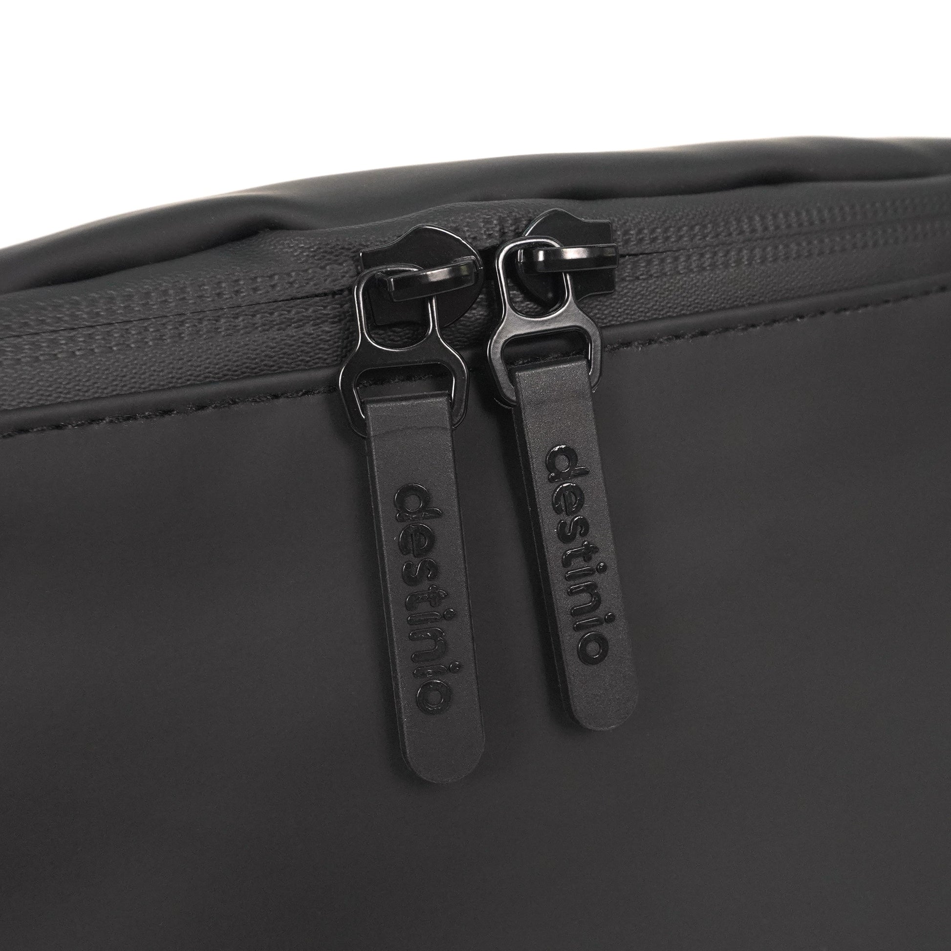 Destinio Banana Waist Bag for Man Woman- Black