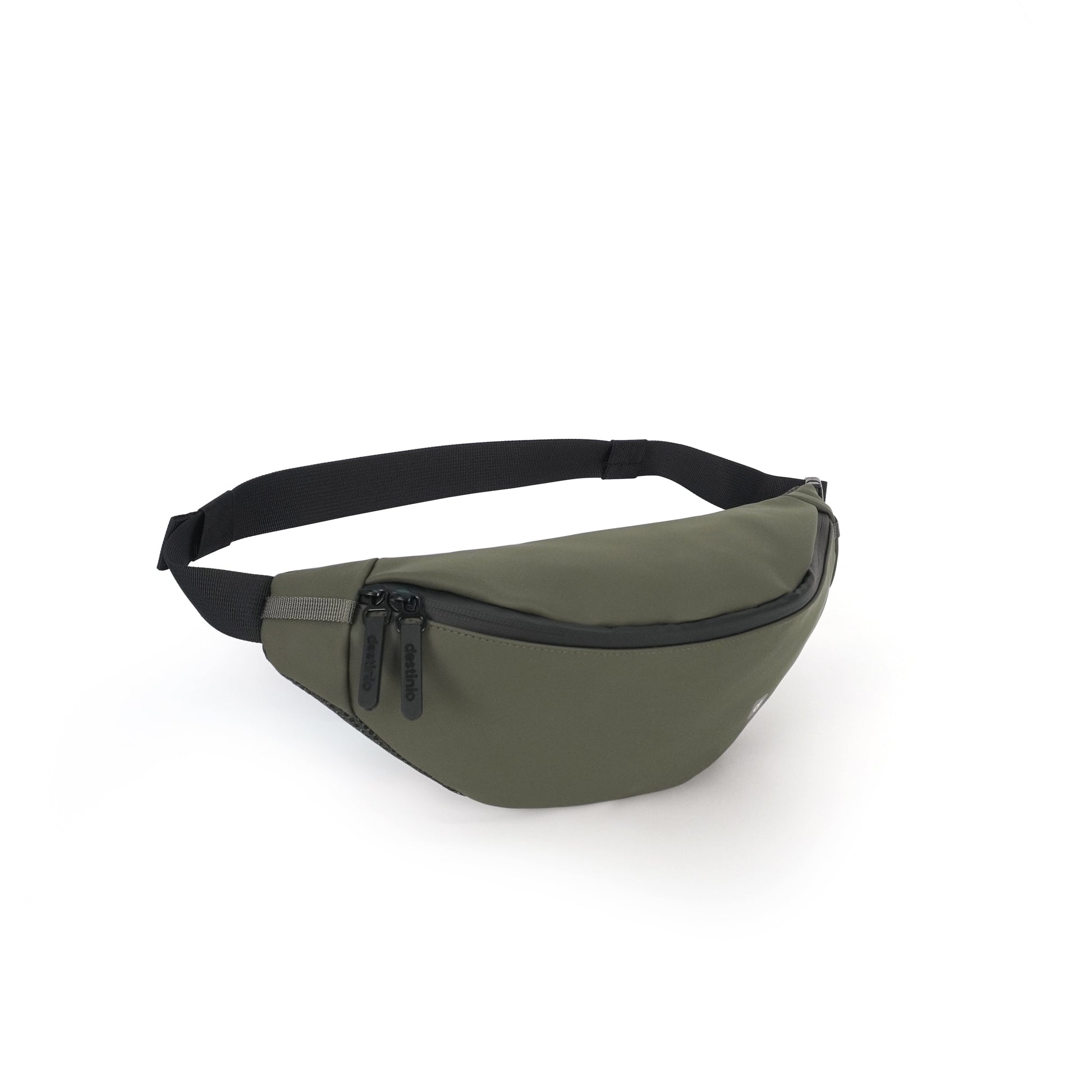 Destinio Banana Waist Bag for Man Woman- Olive Green