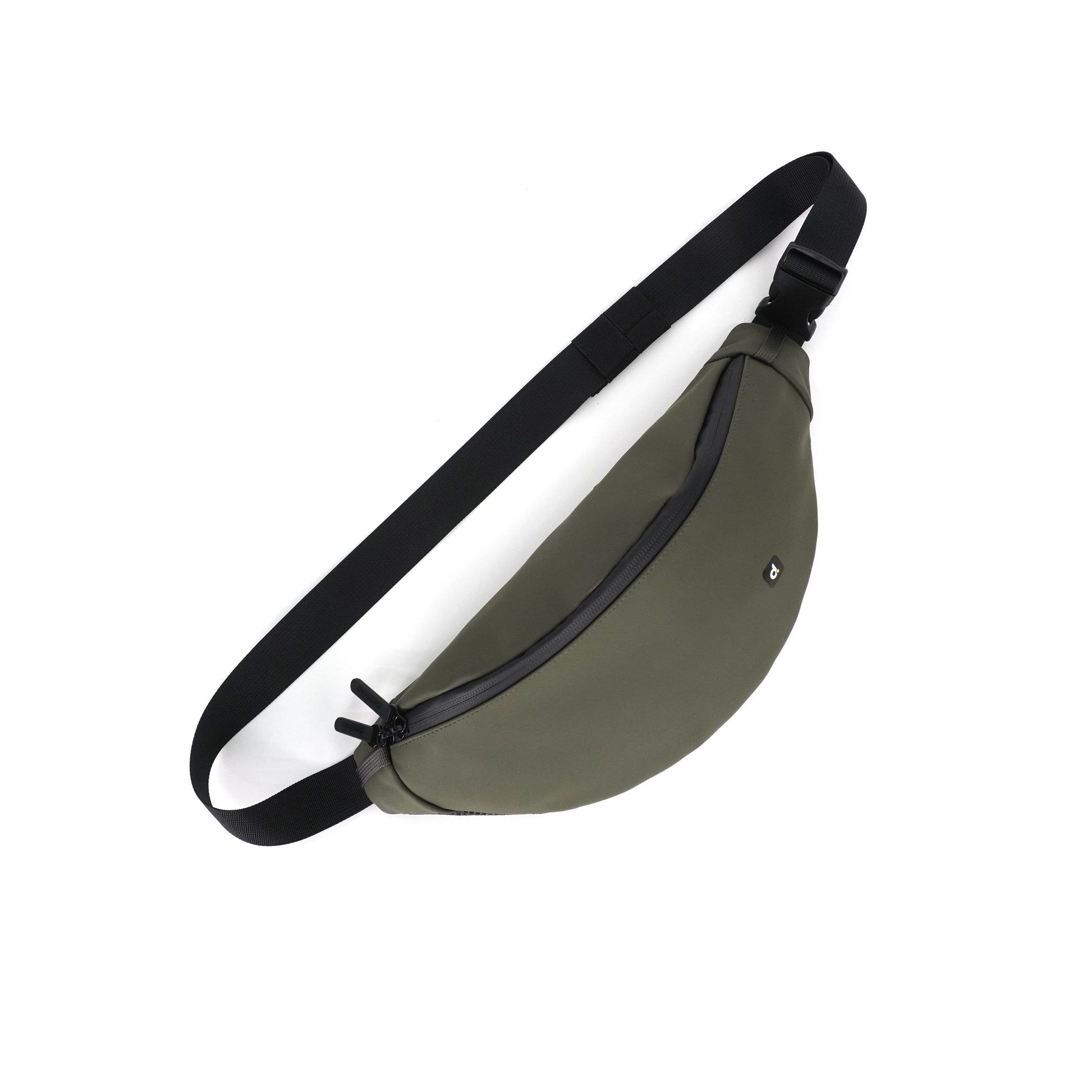 Destinio Banana Waist Bag for Man Woman- Olive Green