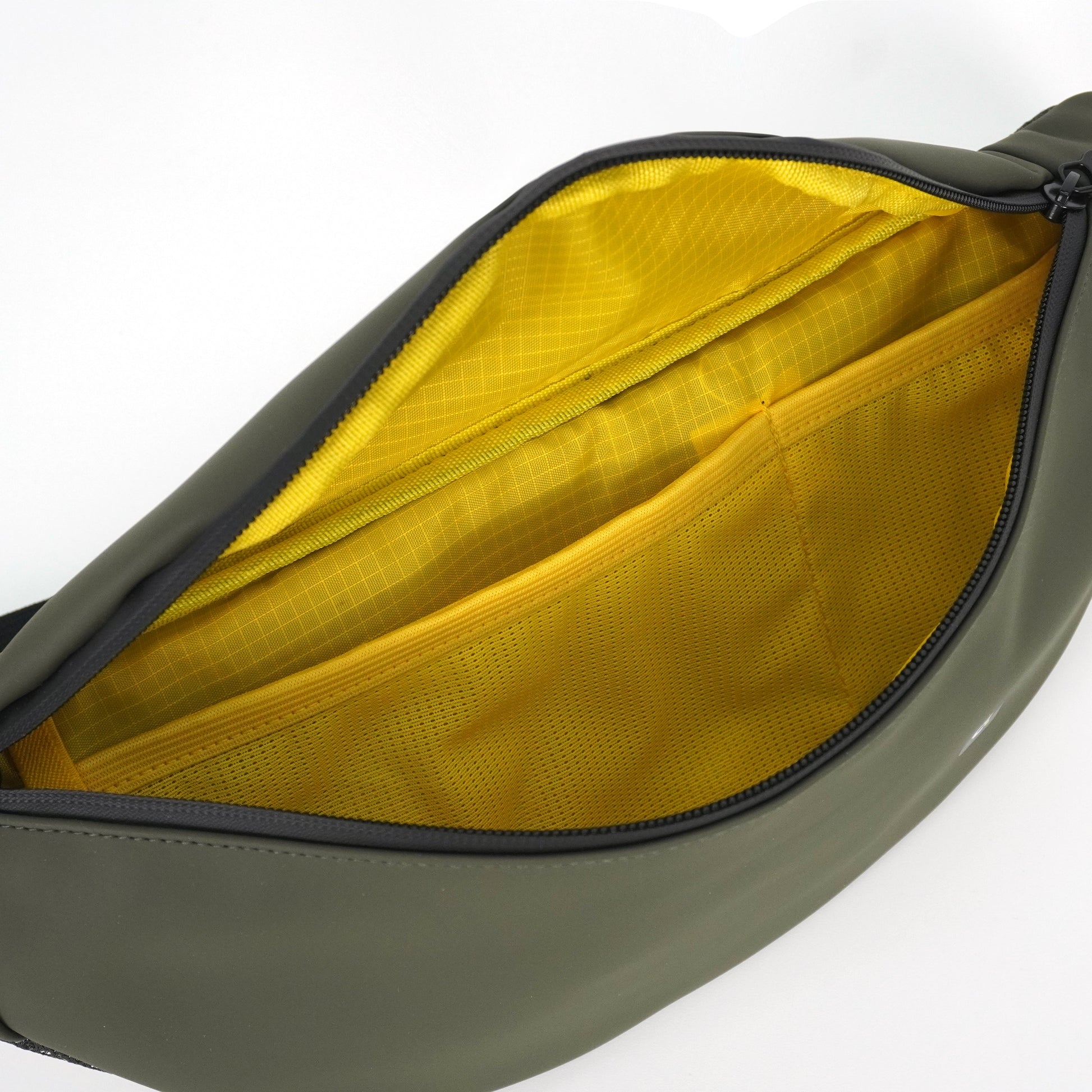 Destinio Banana Waist Bag for Man Woman- Olive Green