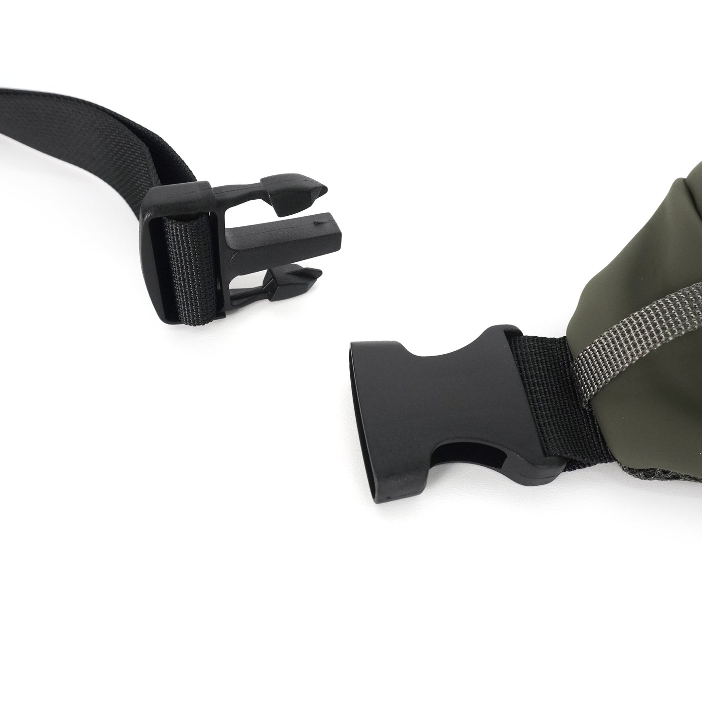Destinio Banana Waist Bag for Man Woman- Olive Green
