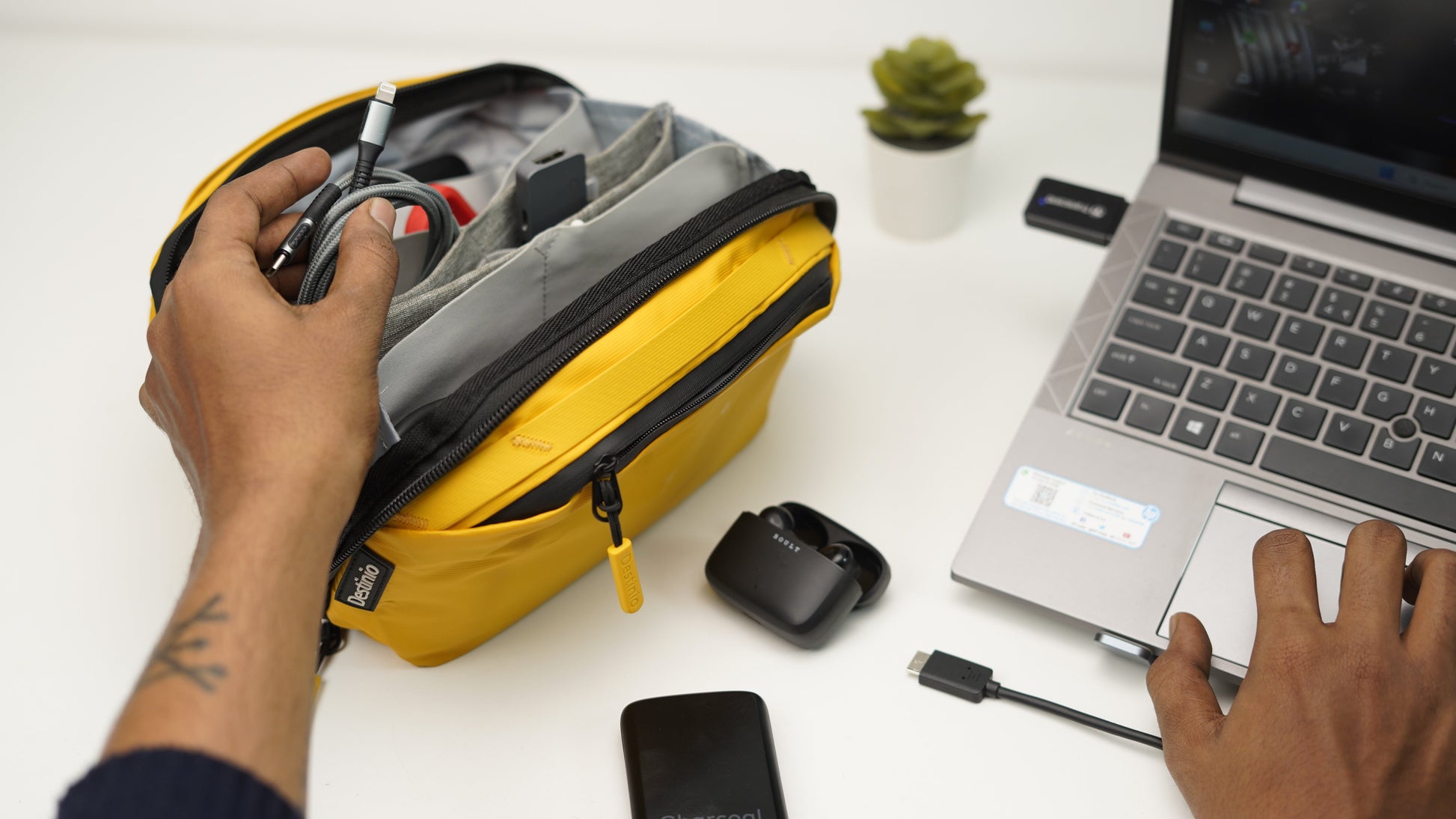 Destinio Electronics Organizer bag - Dark Blue