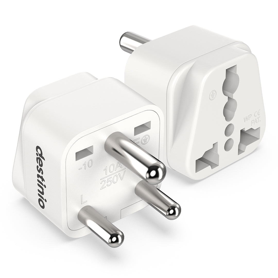 Plug adapter Type D India (Pack of 2)