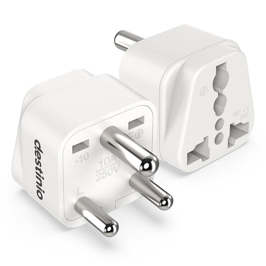 Plug adapter Type D India (Pack of 2)