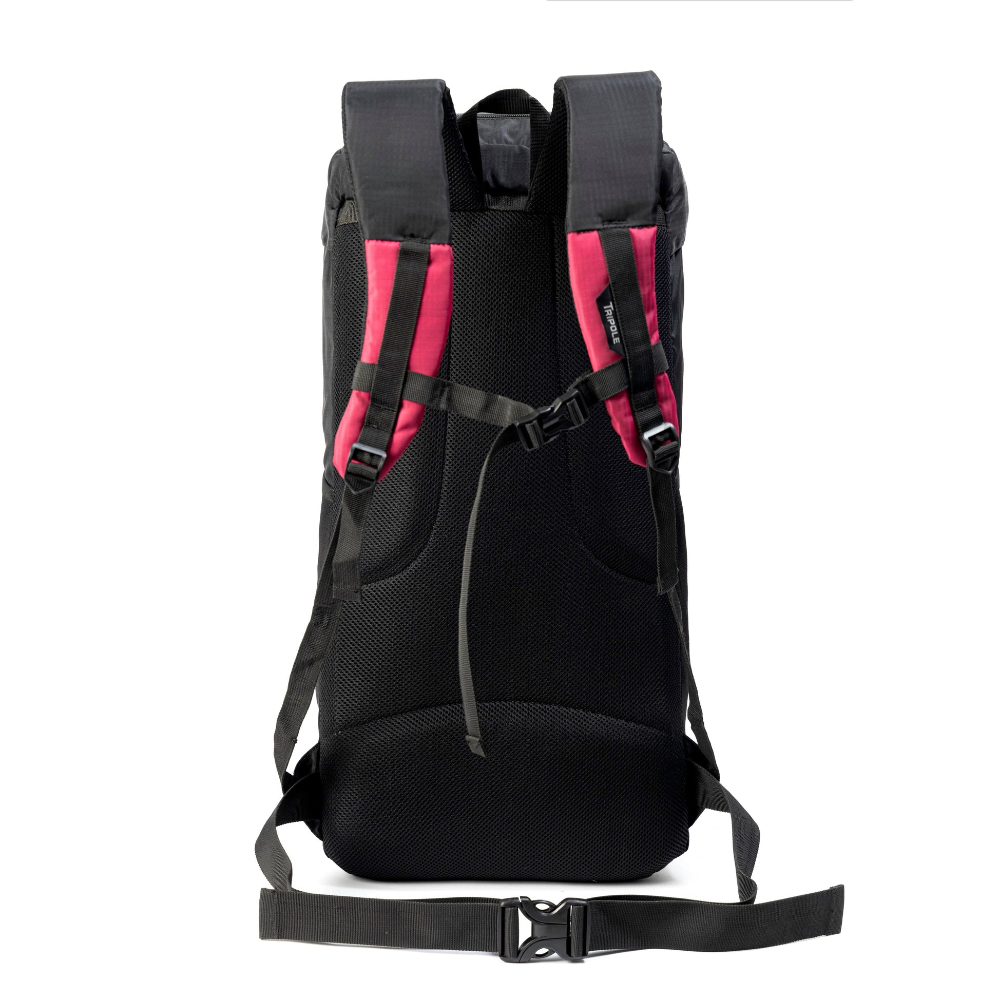 Tripole Summit 40 | Rucksack for Trekking, Hiking, Backpacking | Raincover Included | Men & Women | 1 Year Warranty (Red)