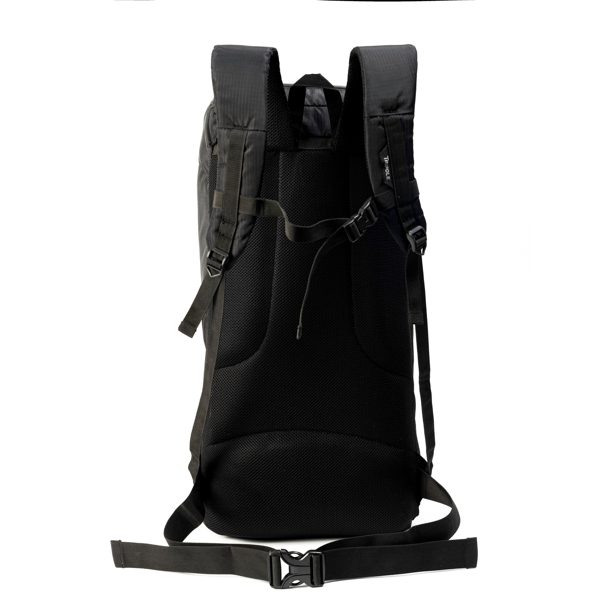 Tripole Summit 40 | Rucksack for Trekking, Hiking, Backpacking | Raincover Included | Men & Women | 1 Year Warranty (Black)