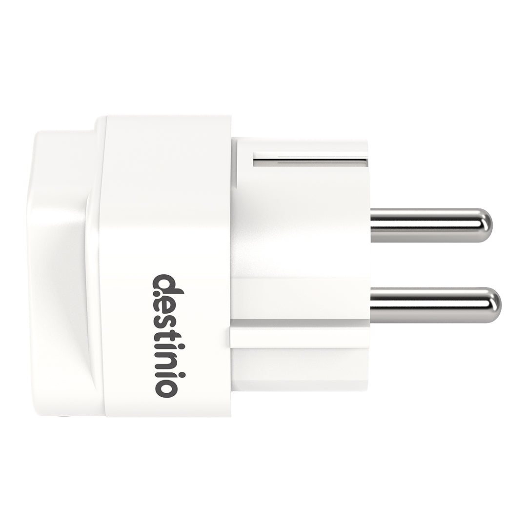 Plug Adapter for Europe Type E/F (Pack of 2)