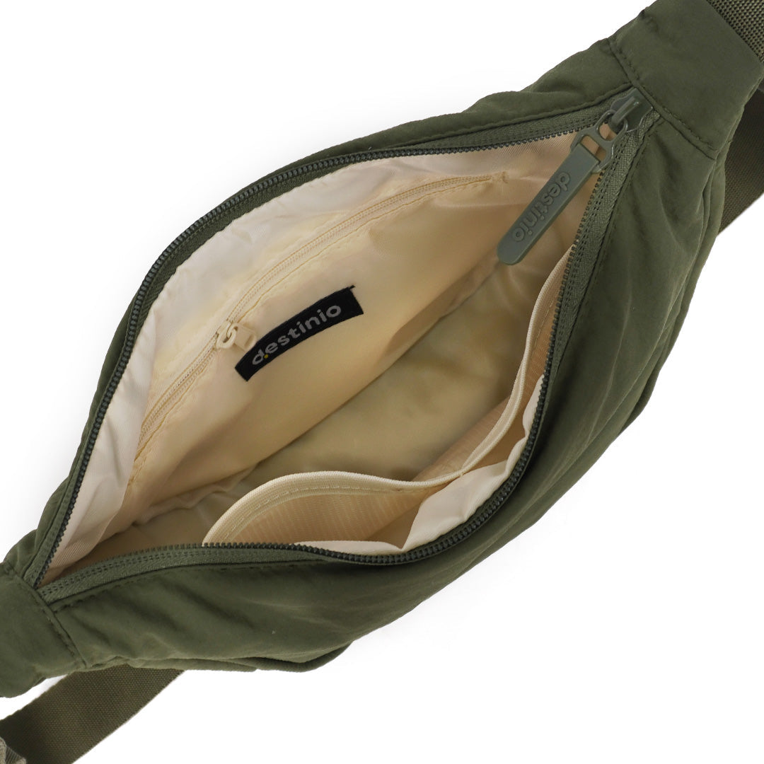 Destinio Half Moon Sling bag - Green