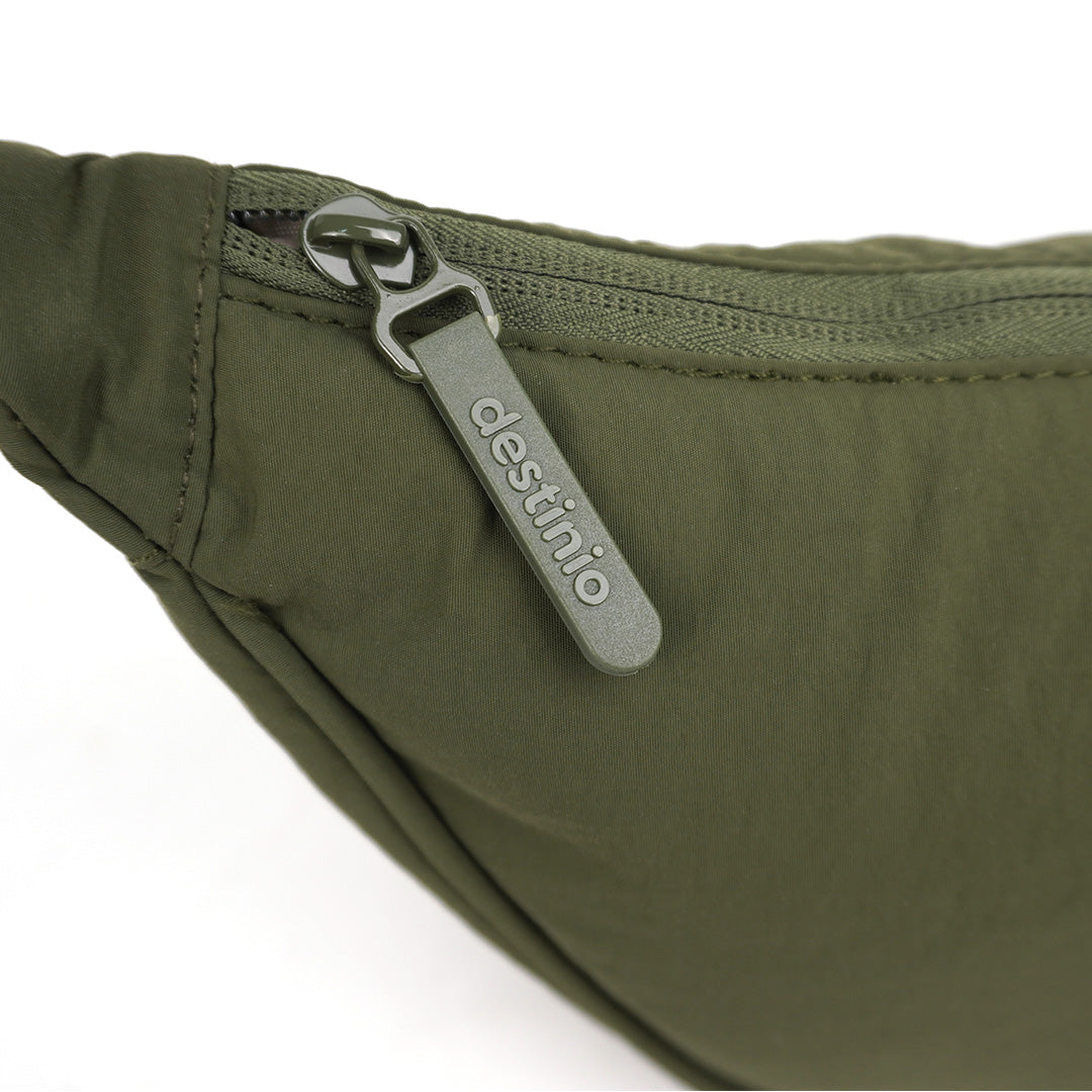 Destinio Half Moon Sling bag - Green