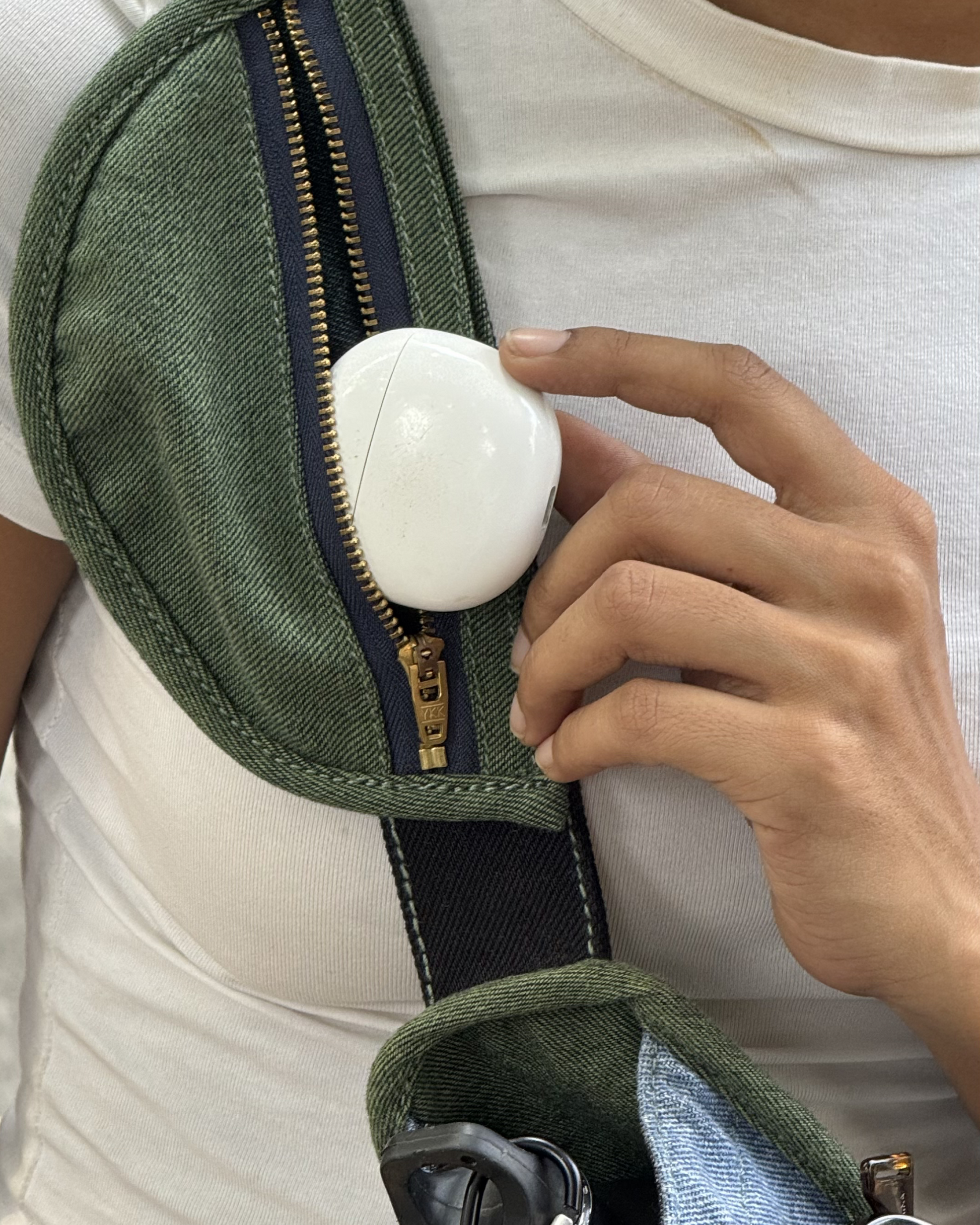 Crossbody Sling Bag with Bottle Holder