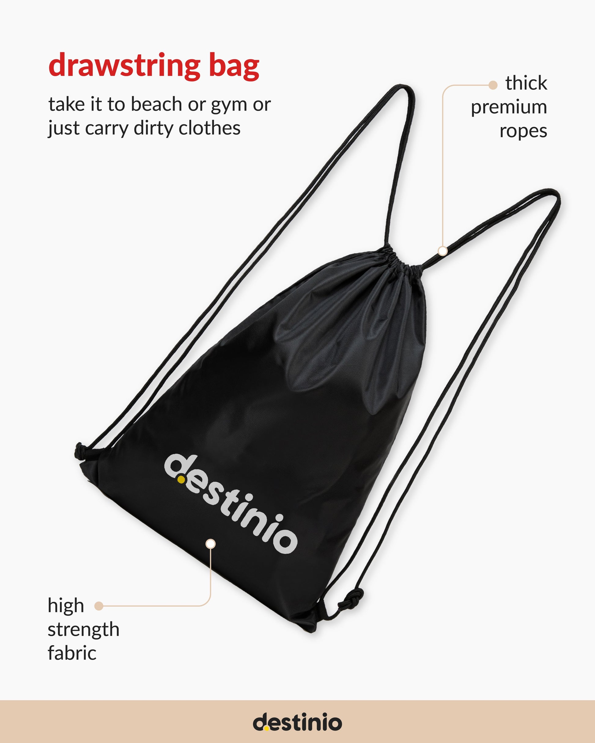 DT cross mesh packing cubes - Beige