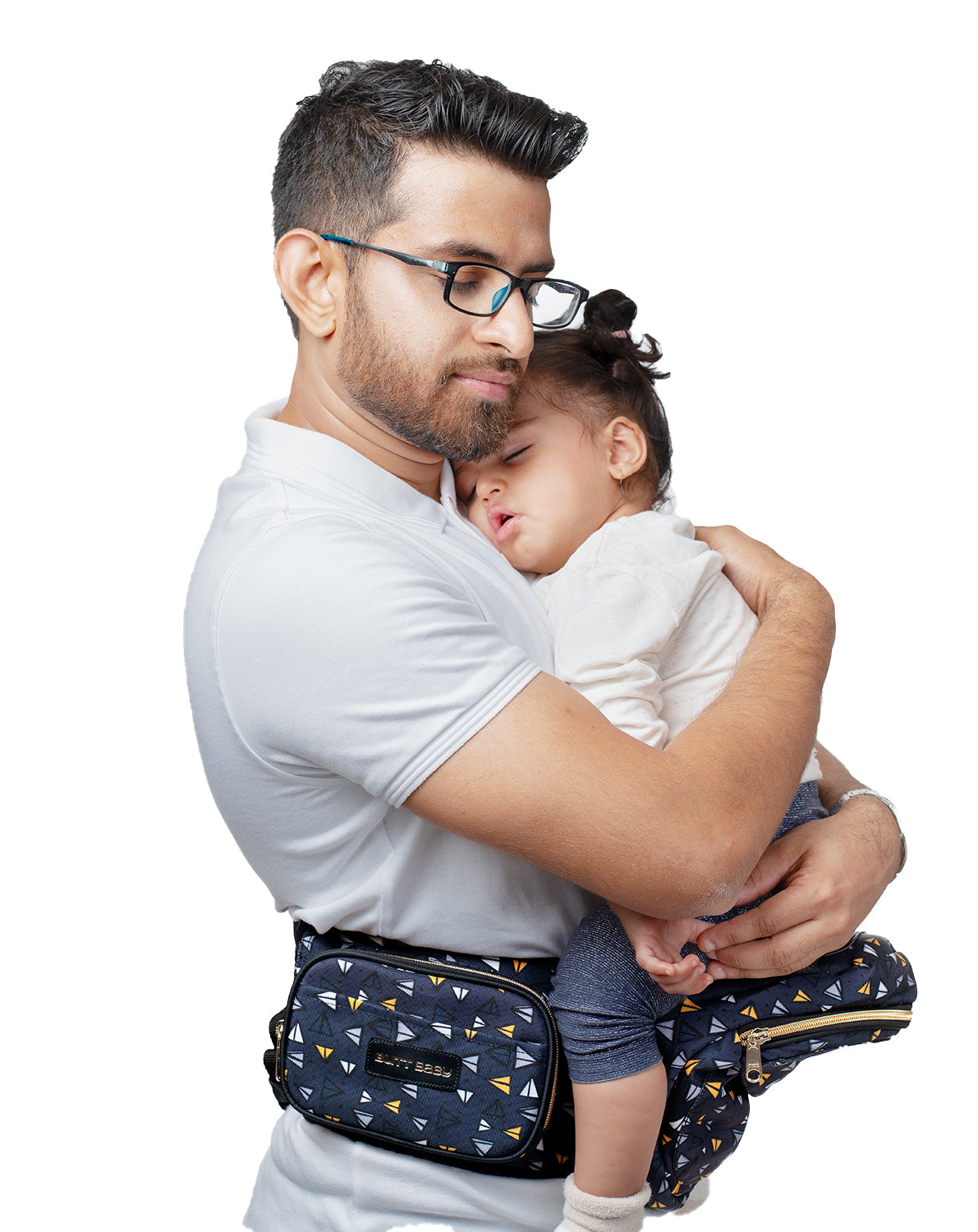 Airplanes Baby Carrier with Hip Seat & In-built Mini Diaper Bag