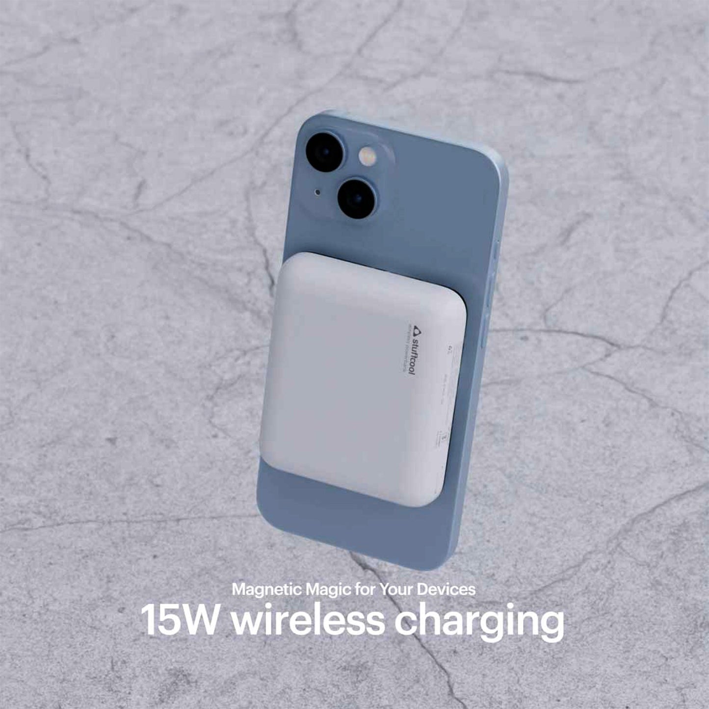 Lucid 15W magnetic wireless powerbank 5000mAh