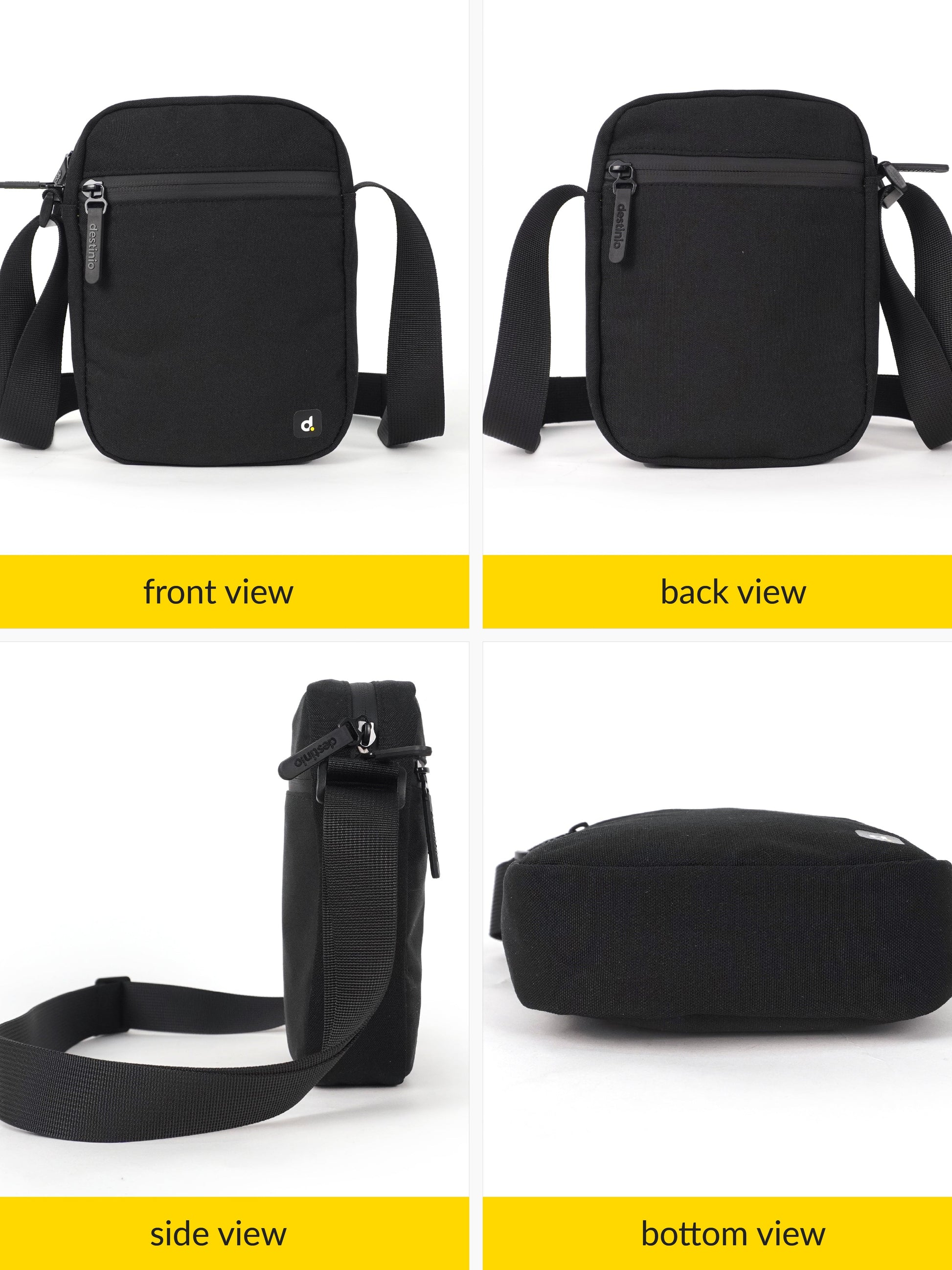 Destinio Sling bag small - Black