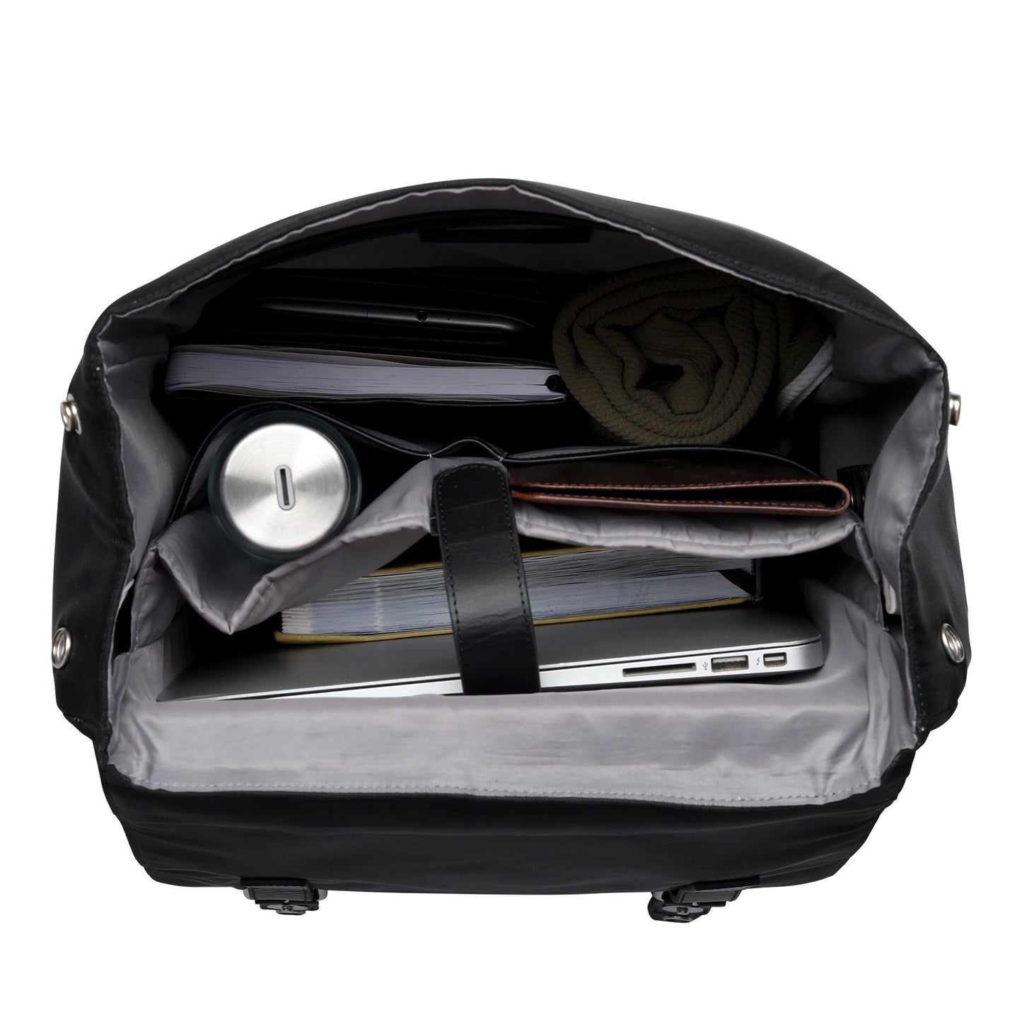 Svenklas Amber Black Backpack
