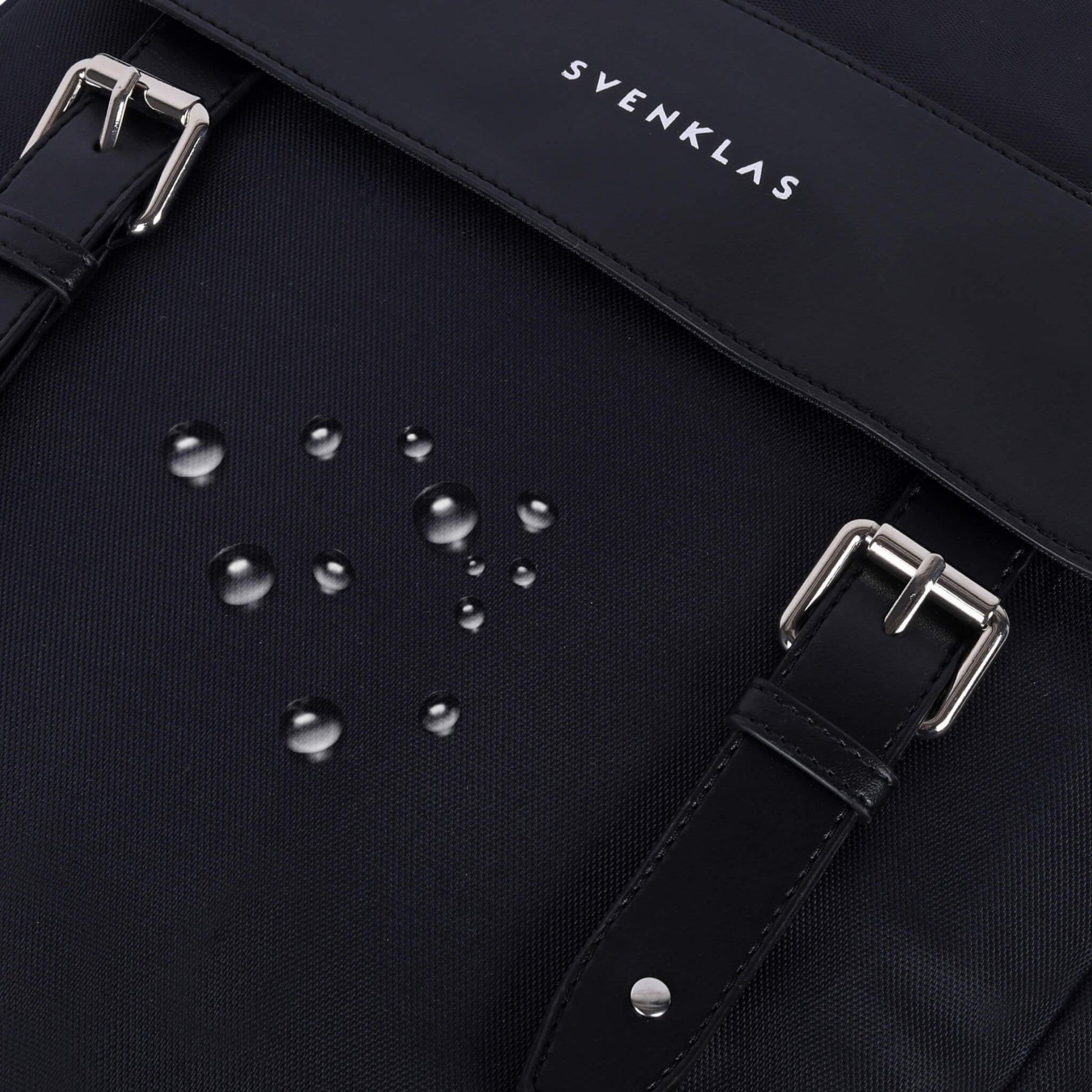 Svenklas Amber Black Backpack