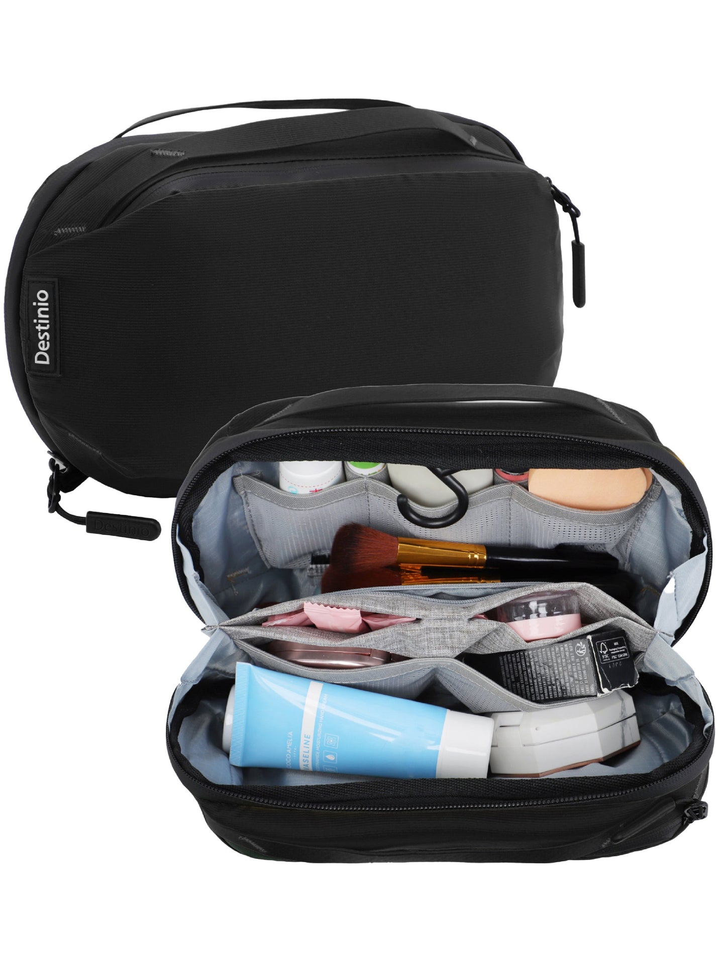 Destinio Toiletry Bag - Black (Small)