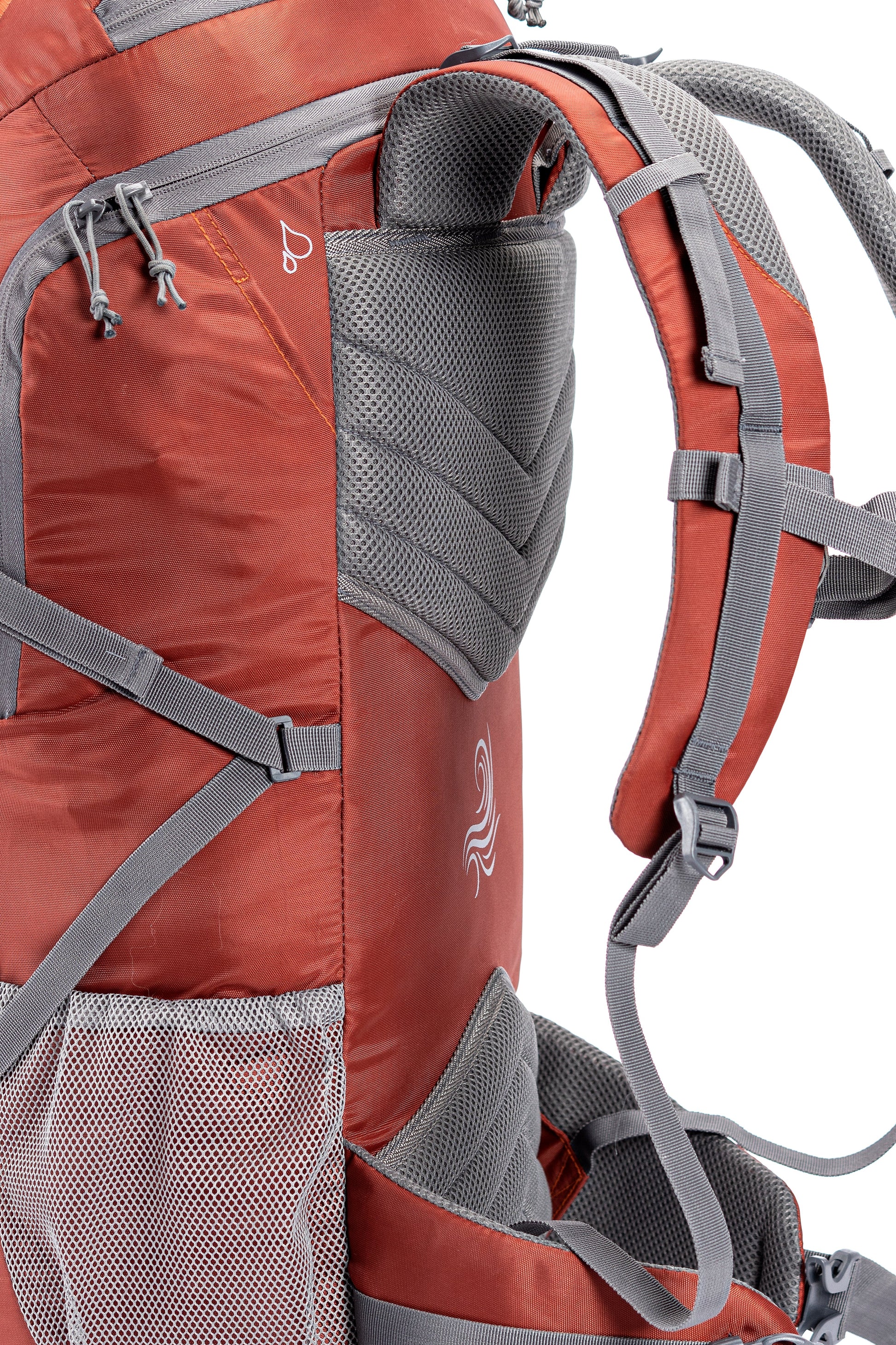 Tripole Walker 65 Litre Rucksack for Trekking and Travel | Laptop Sleeve | Water Repellent | Rain Cover | 3 Year Warranty (Orange)
