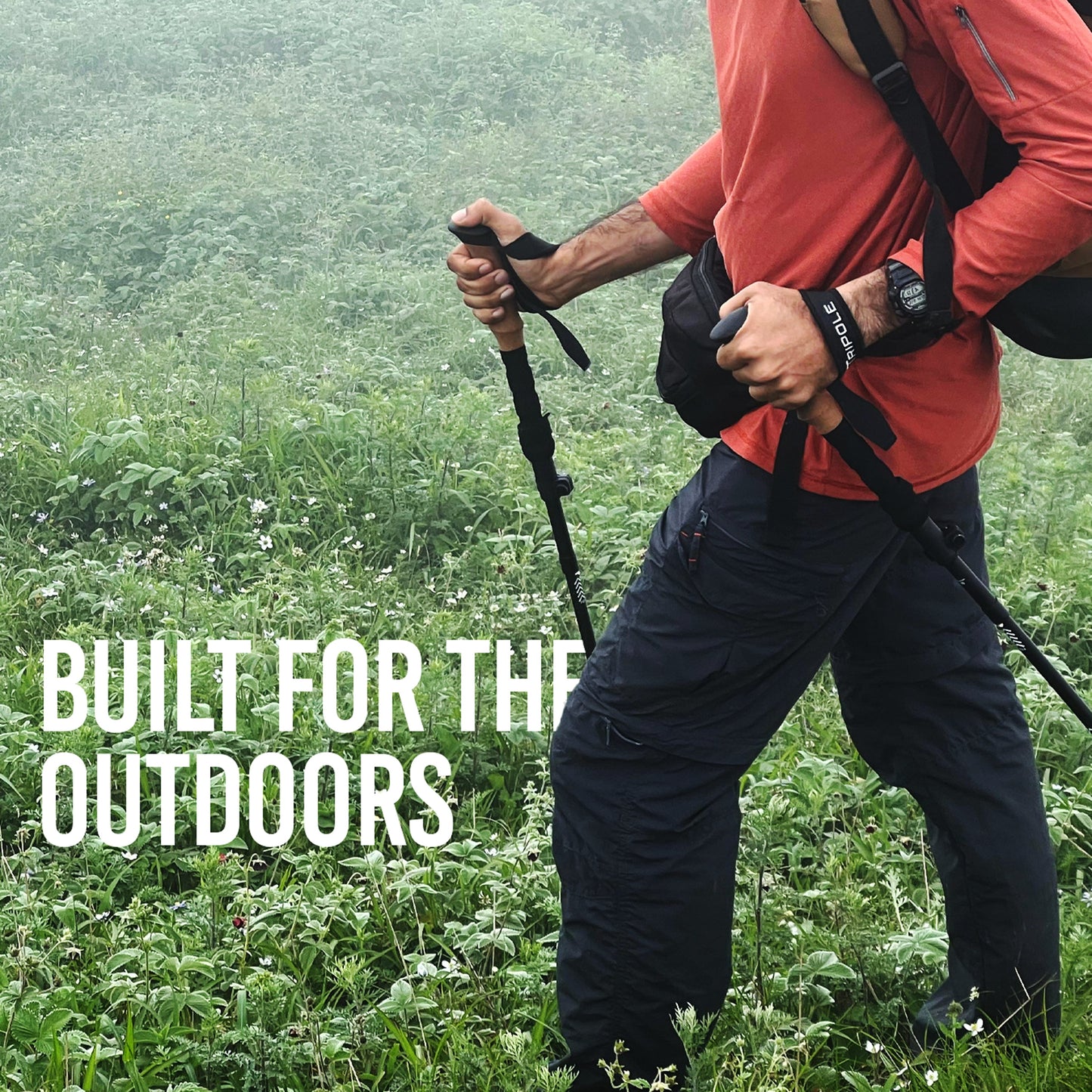 Tripole Trailcore Foldable Trekking and Hiking Pole | ALU7075 | Lightweight | Single Pole