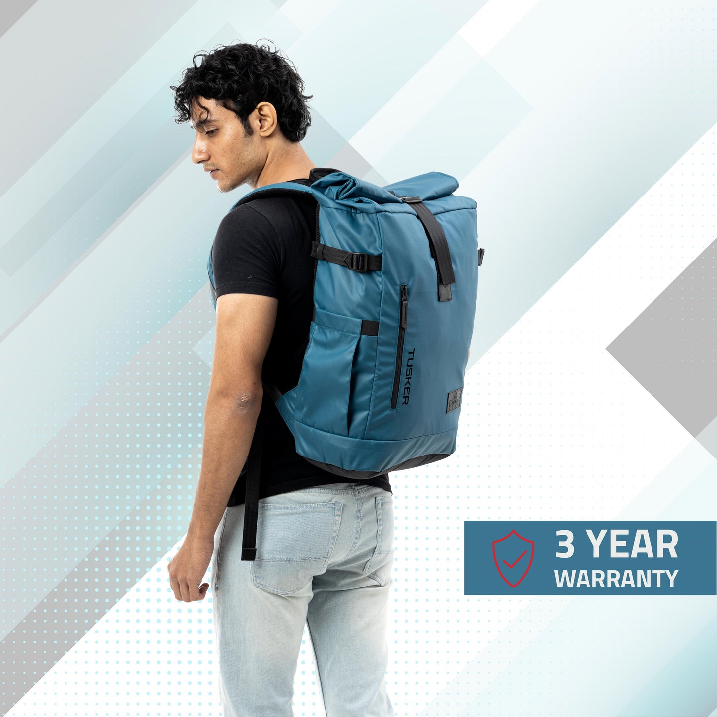 Tusker Roll Top Laptop Backpack