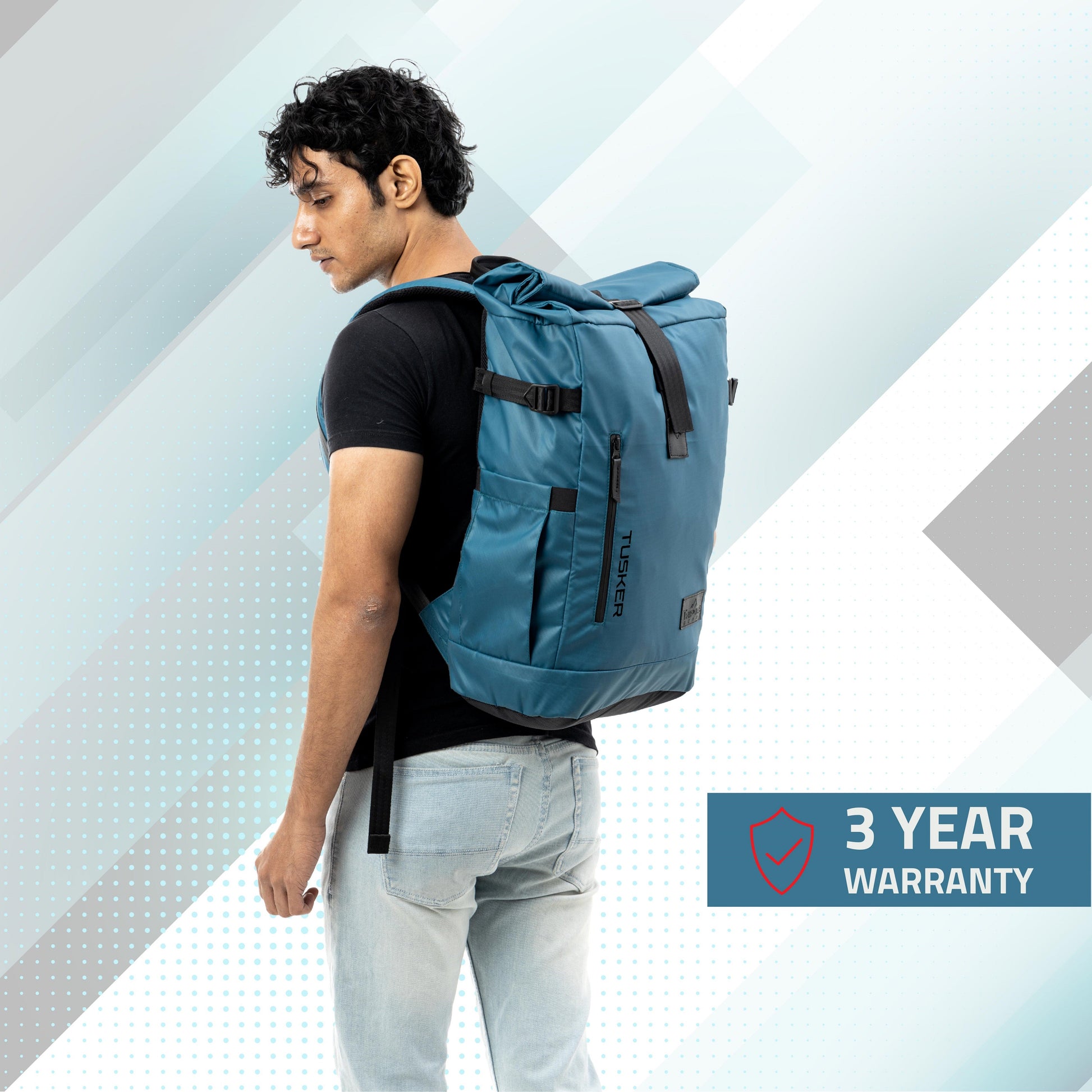 Tusker Roll Top Laptop Backpack