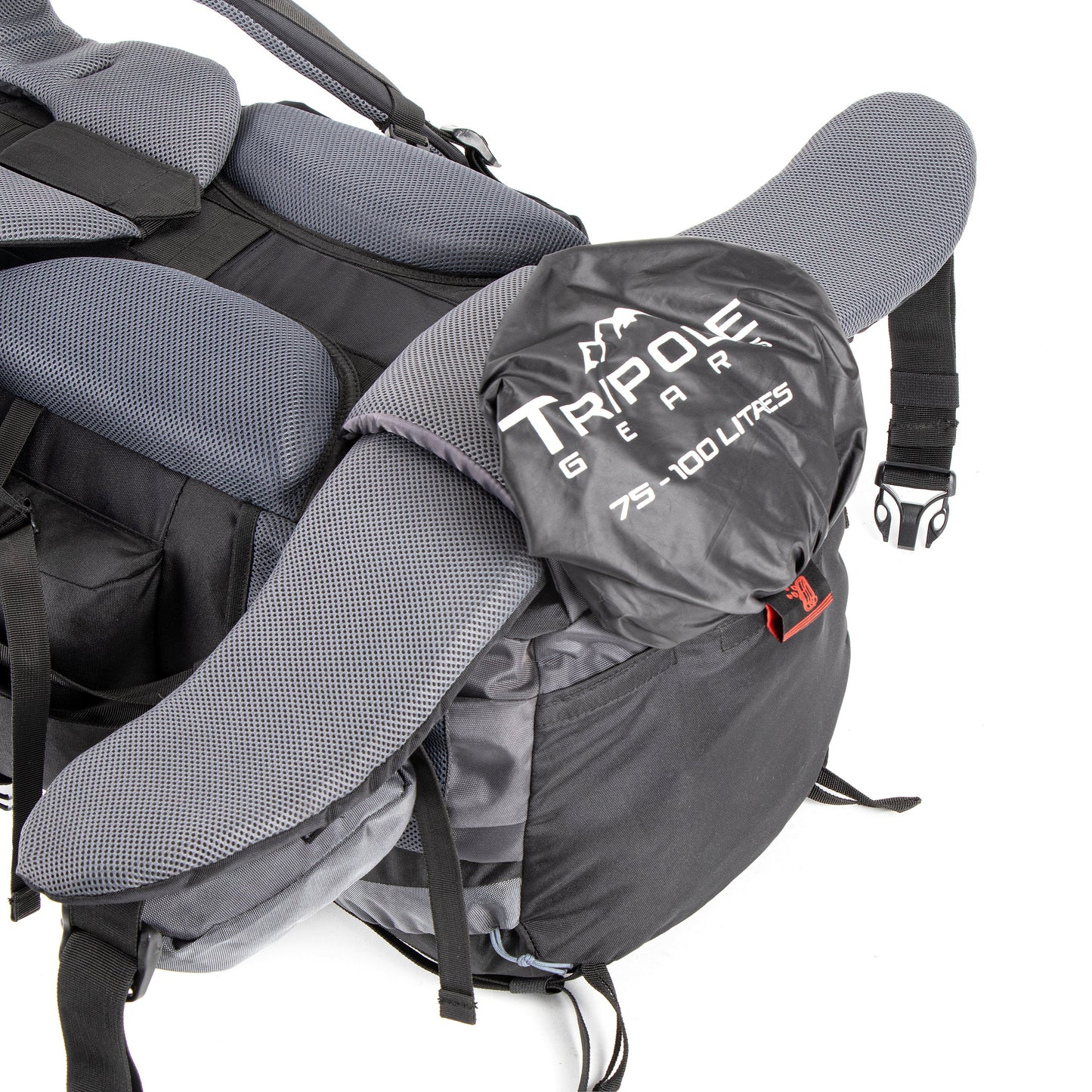 Tripole Walker 55 Litre Rucksack for Trekking and Travel | Laptop Sleeve | Water Repellent | Rain Cover | 3 Year Warranty (Orange)