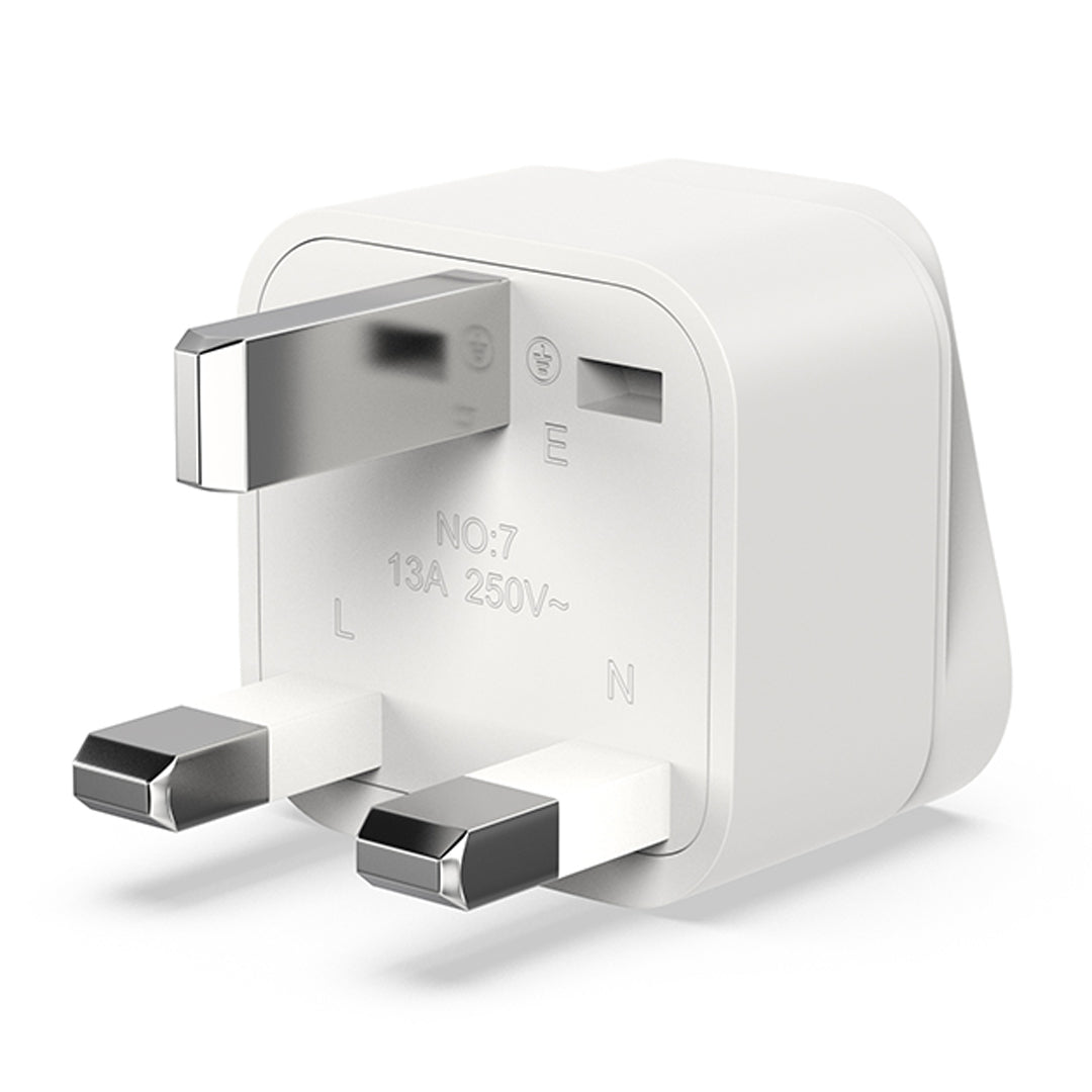Plug adapter Type G for UK/UAE (Pack of 2)