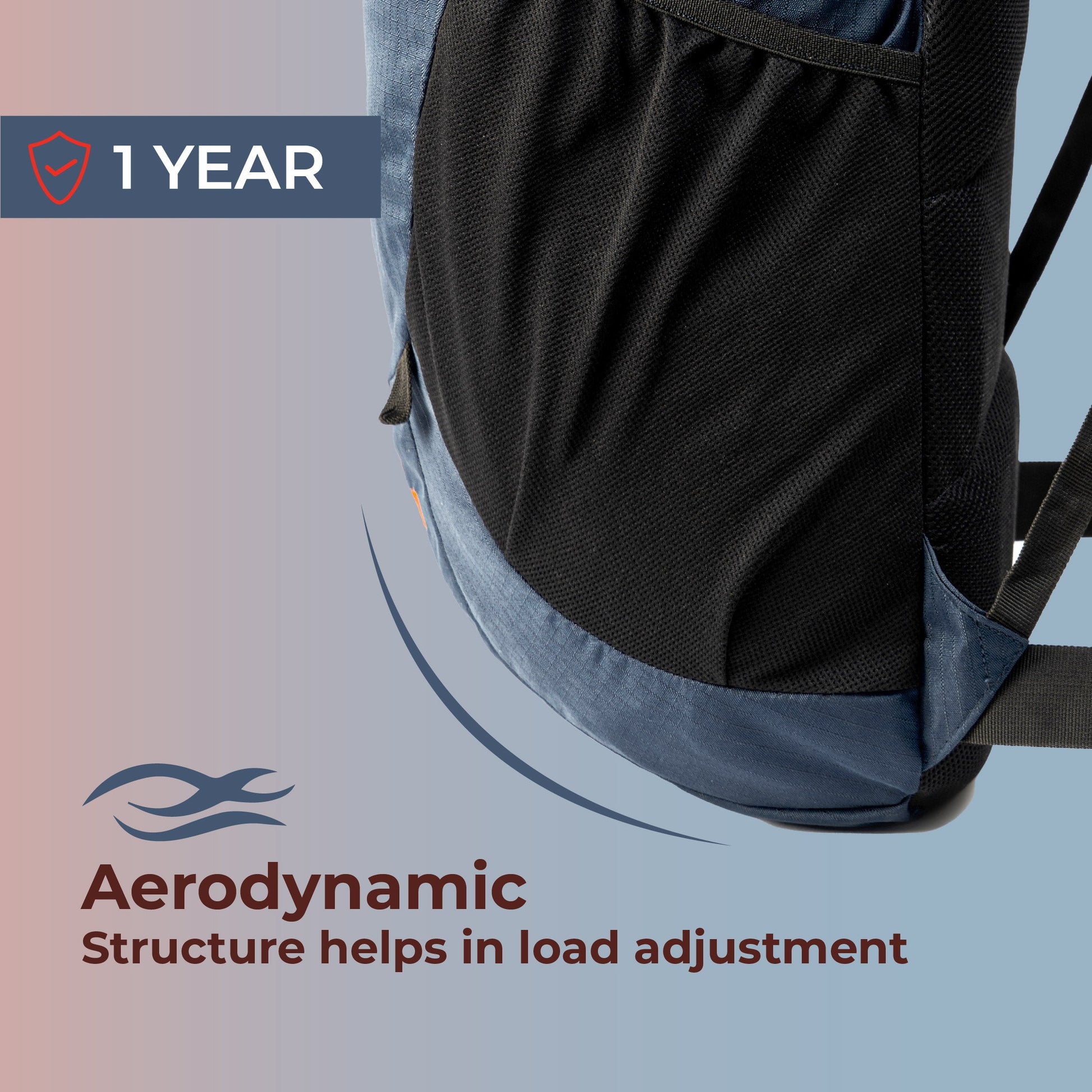 Tripole Summit 40 | Rucksack for Trekking, Hiking, Backpacking | Raincover Included | Men & Women | 1 Year Warranty (Red)