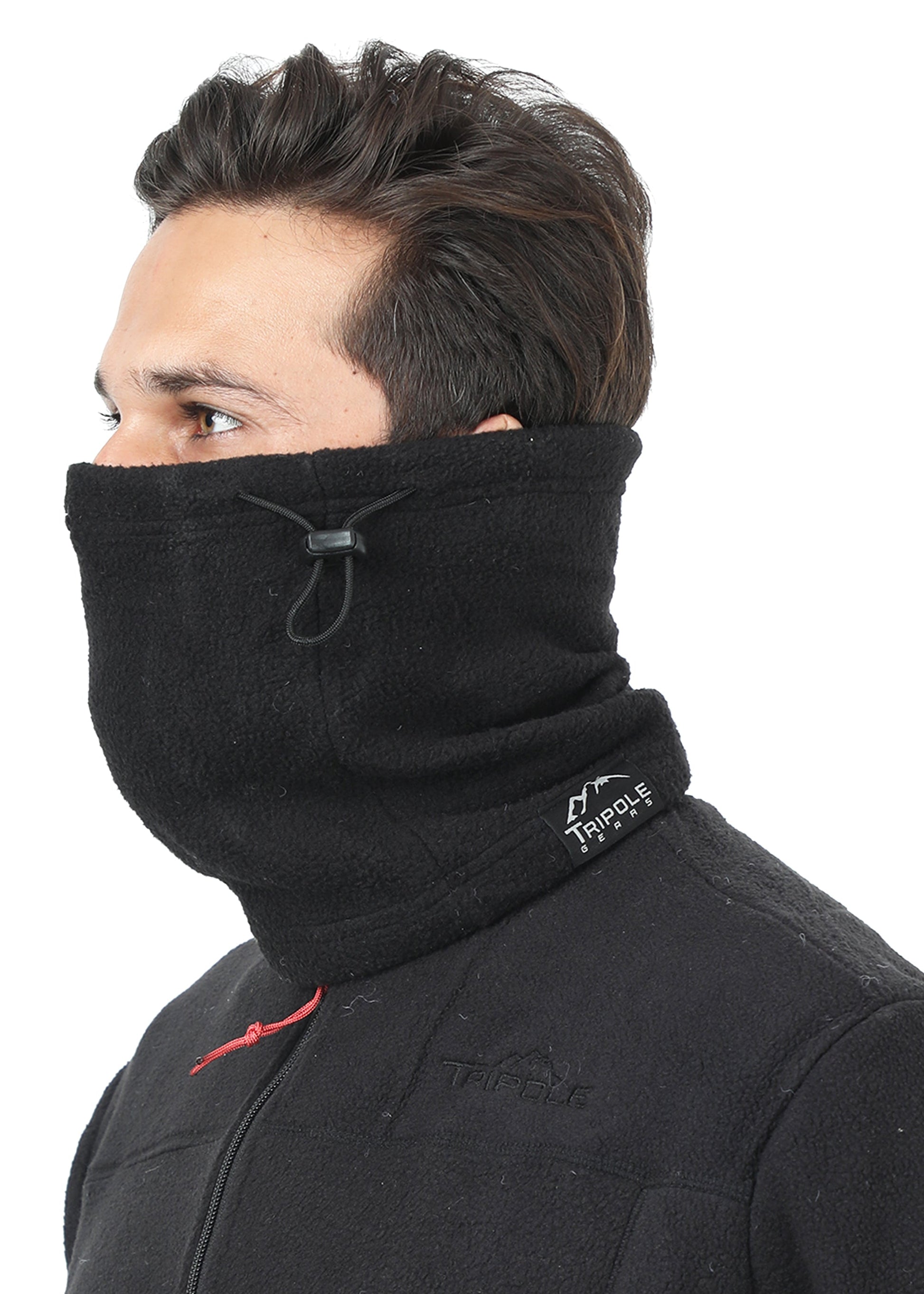 Tripole Fleece Neck Warmer (Black)