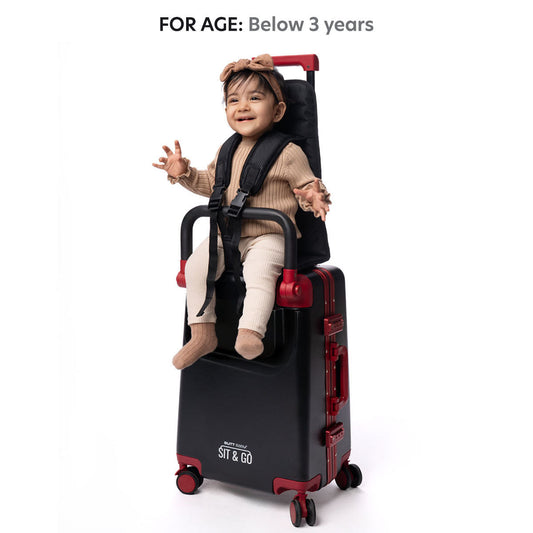 Butt Baby Sit & Go - India's First Cabin Luggage Baby Carrier - Child Safety Harness
