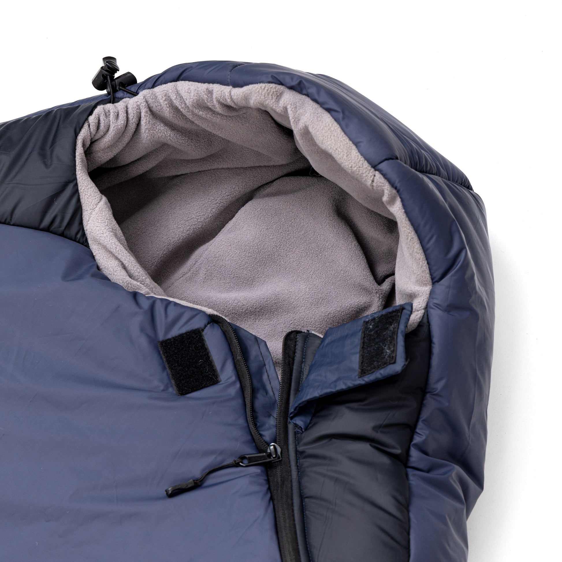 Tripole Zanskar Army Sleeping Bag with Fleece Lining for Cold Weather Trekking and Travelling | Mummy Shape | Water Repellent | 3 Year Warranty ( - 5°C Blue)