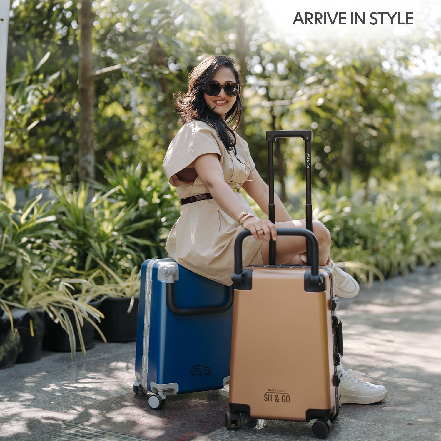 Butt Baby Sit & Go - India's First Cabin Luggage Baby Carrier - Midnight Blue