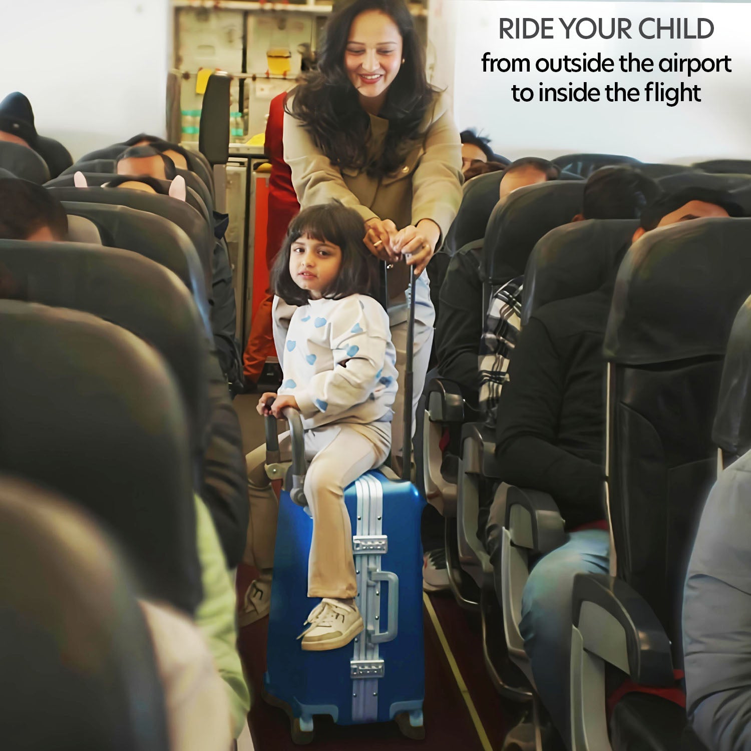 Butt Baby Sit & Go - India's First Cabin Luggage Baby Carrier - Rustic Bronze