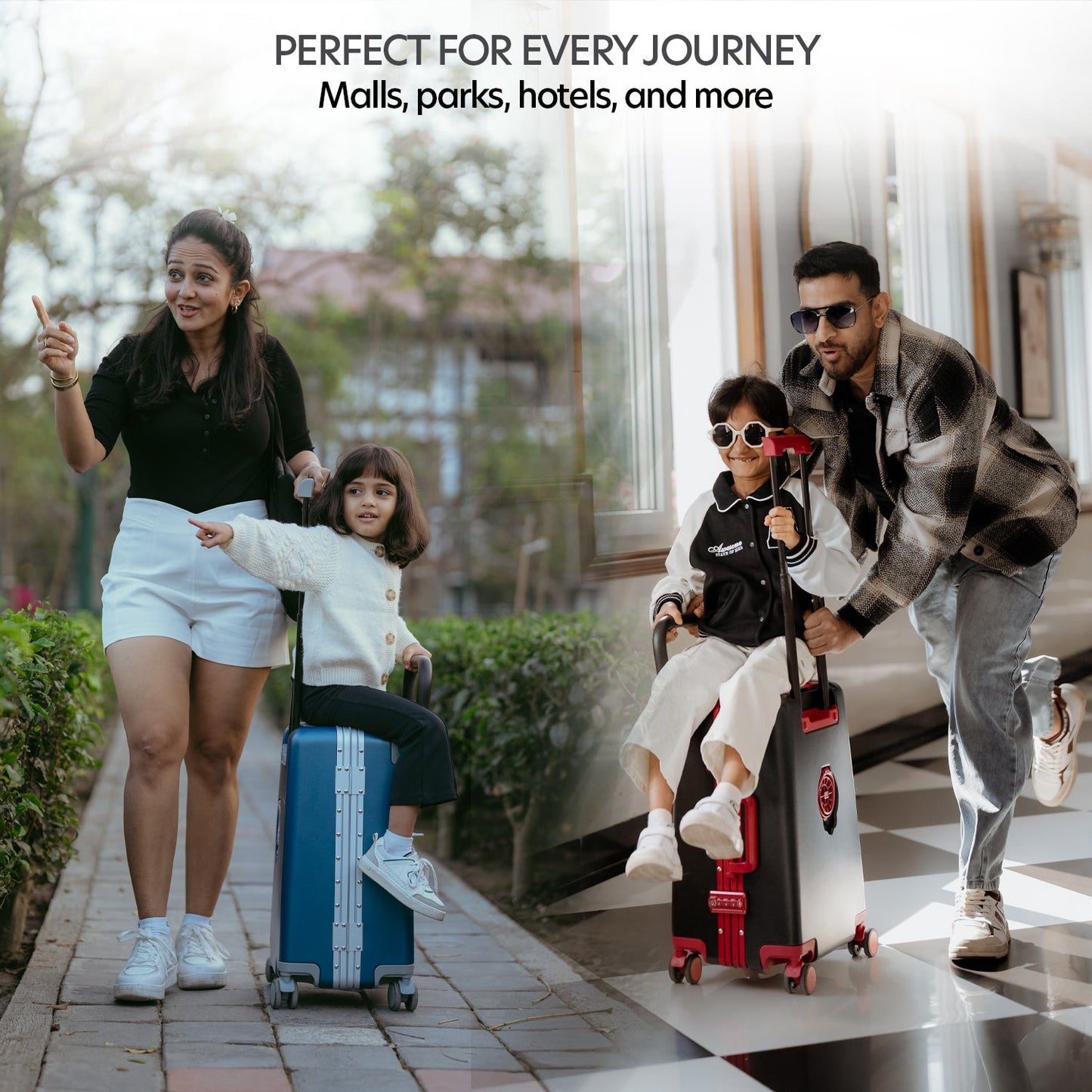 Butt Baby Sit & Go - India's First Cabin Luggage Baby Carrier - Intense Black