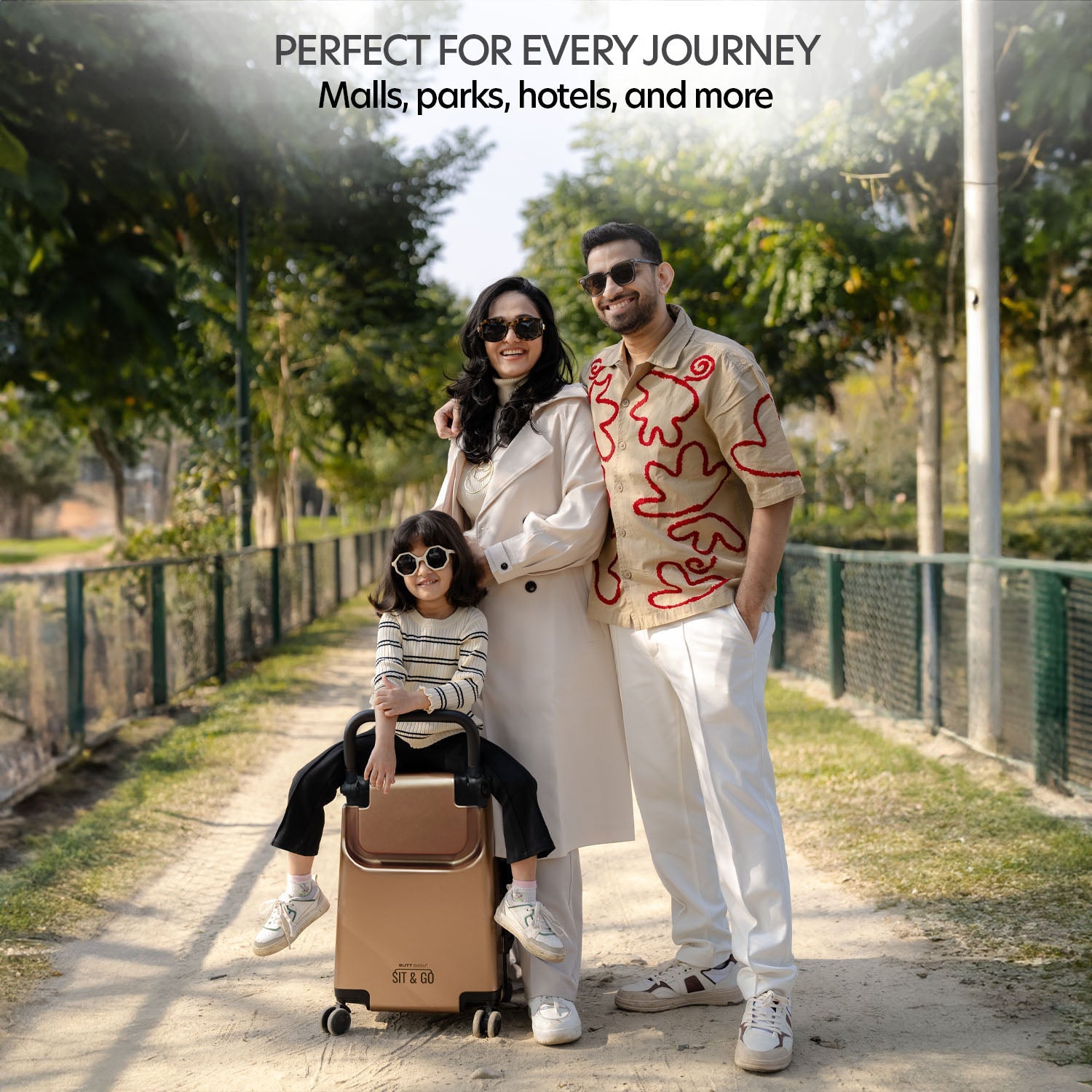 Butt Baby Sit & Go - India's First Cabin Luggage Baby Carrier - Rustic Bronze