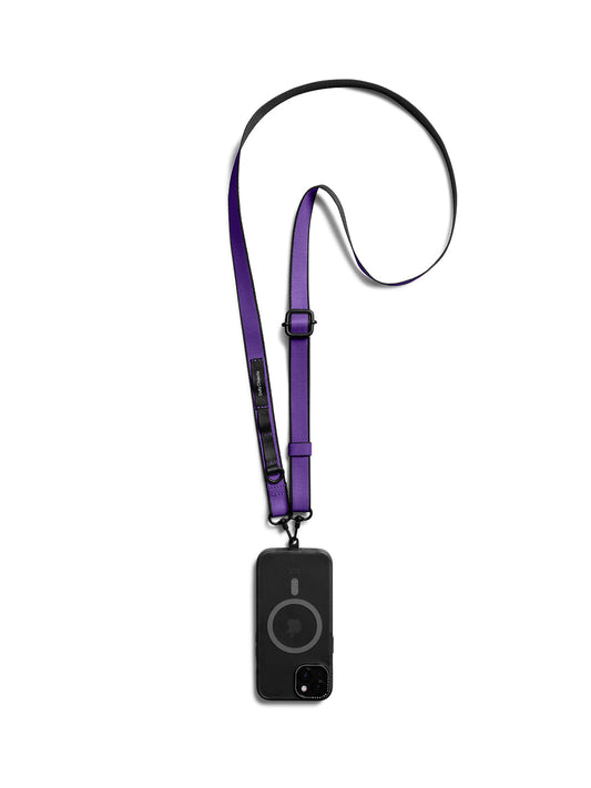 Purple Strobe Lanyards