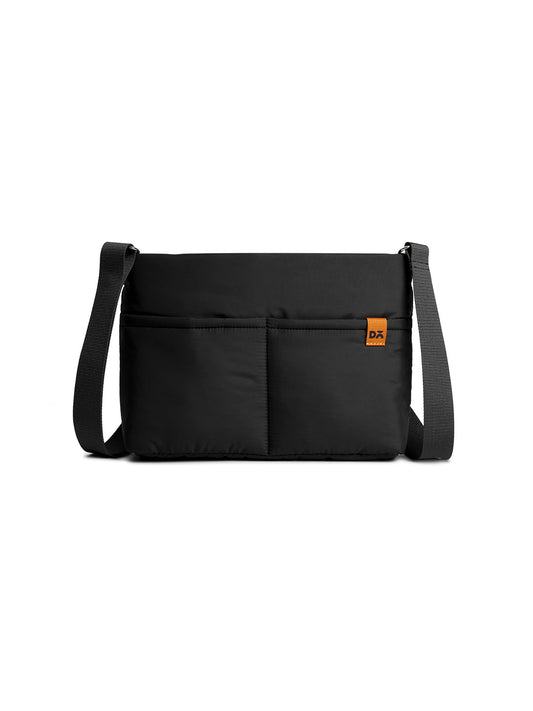 Carbon Black Retreat Crossbody Bag